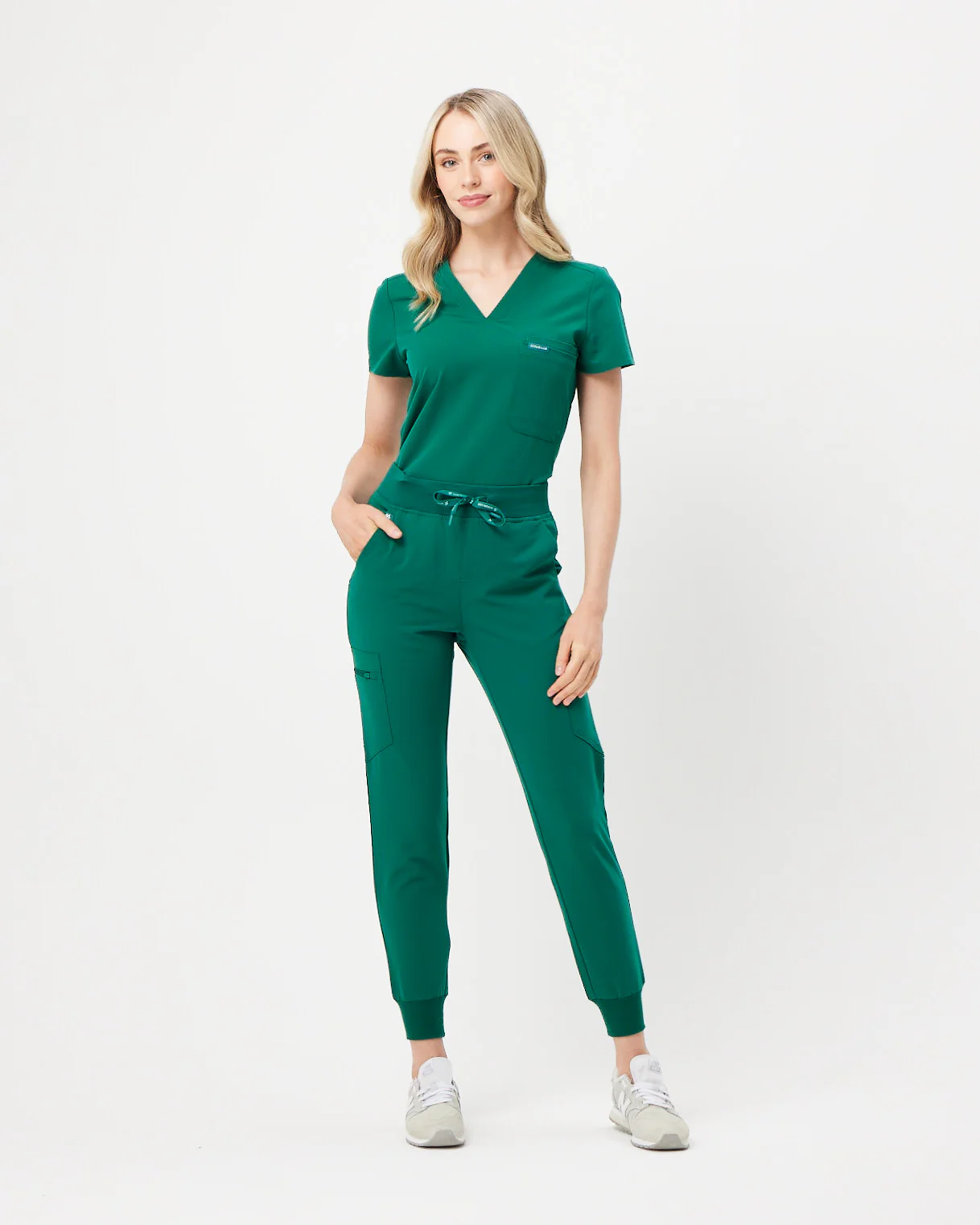 LUCY Jogger Scrub Pants - Hunter Green | SLTECH™ - Image 2