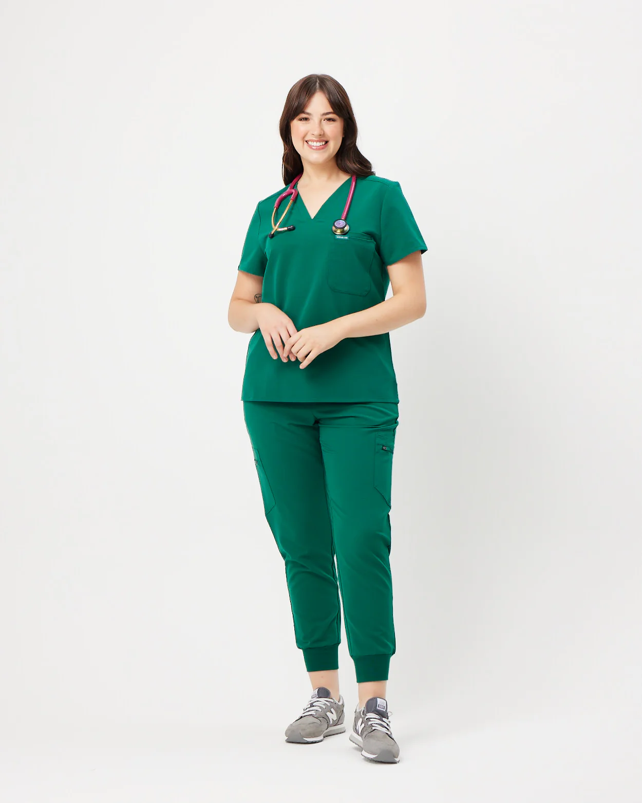 LUCY Jogger Scrub Pants - Hunter Green | SLTECH™ - Image 3