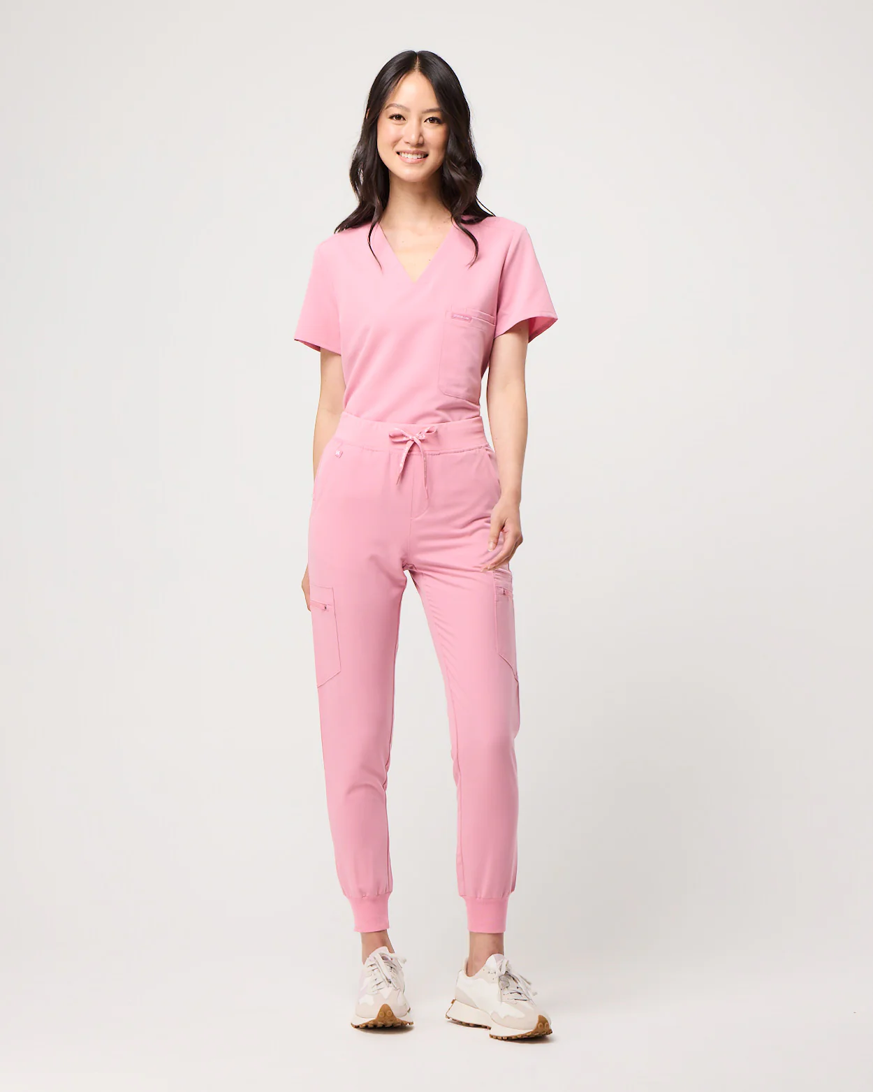 LUCY Jogger Scrub Pants (Original SLTECH™ fabric) - Picasso Pink - Image 4