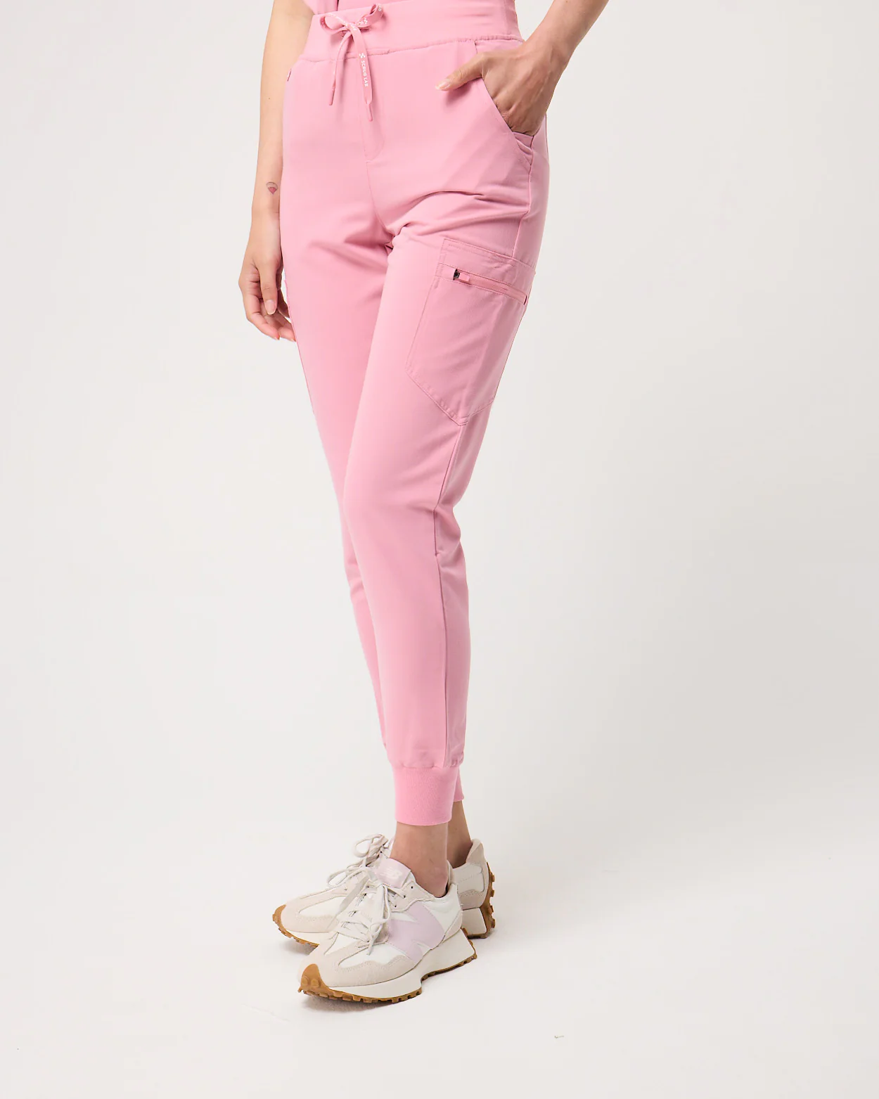 LUCY Jogger Scrub Pants (Original SLTECH™ fabric) - Picasso Pink - Image 7