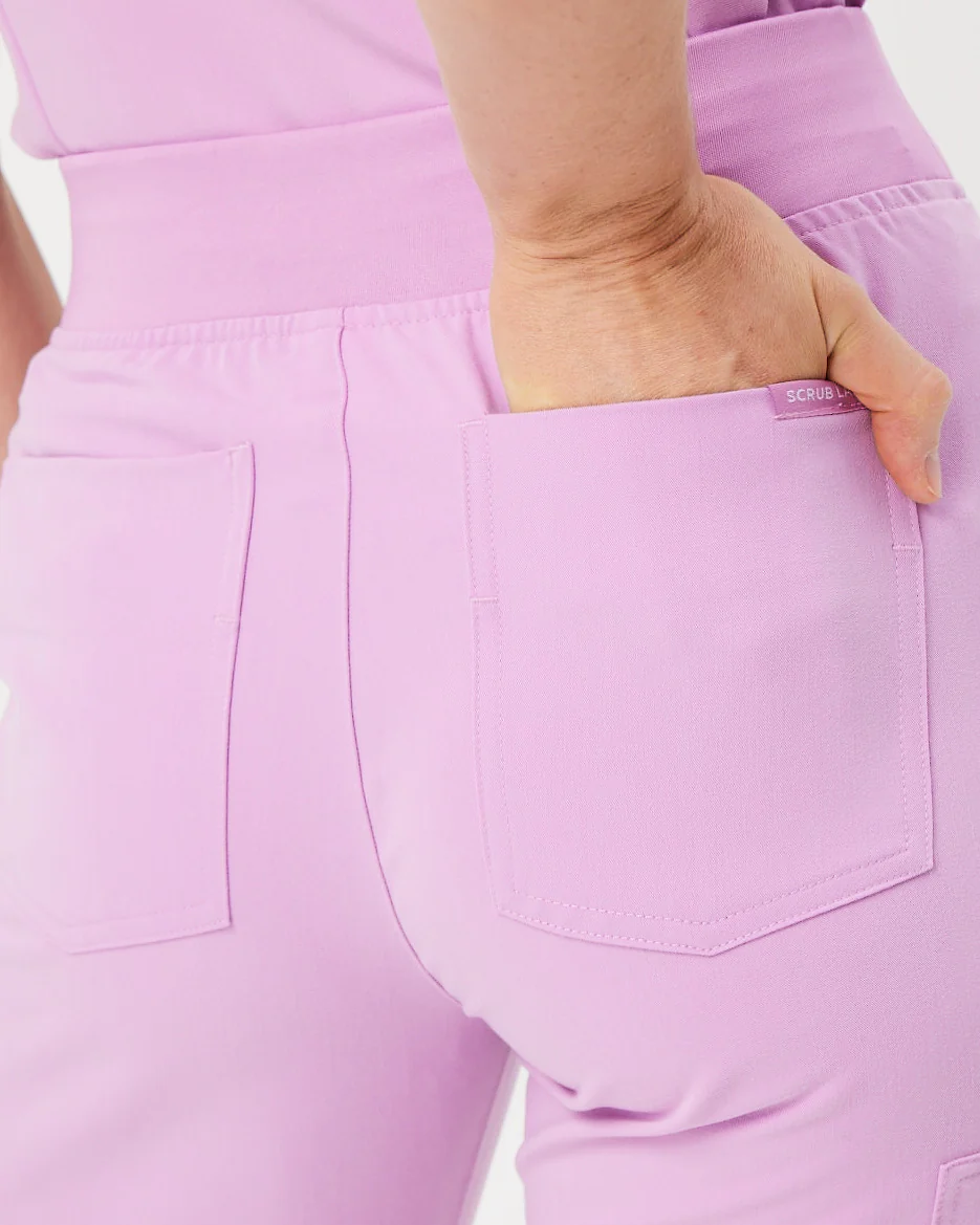 LUCY Jogger Scrub Pants - Lavender Haze | SLTECH™ - Image 8