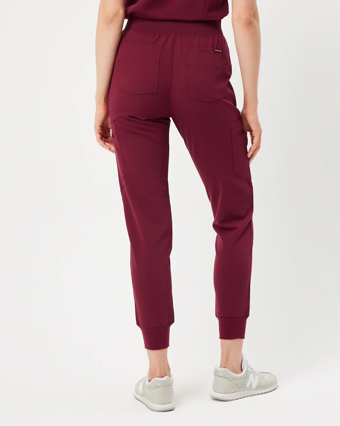 LUCY Jogger Scrub Pants - Maroon | SLTECH™ - Image 6