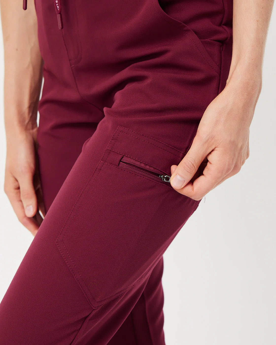LUCY Jogger Scrub Pants - Maroon | SLTECH™ - Image 7