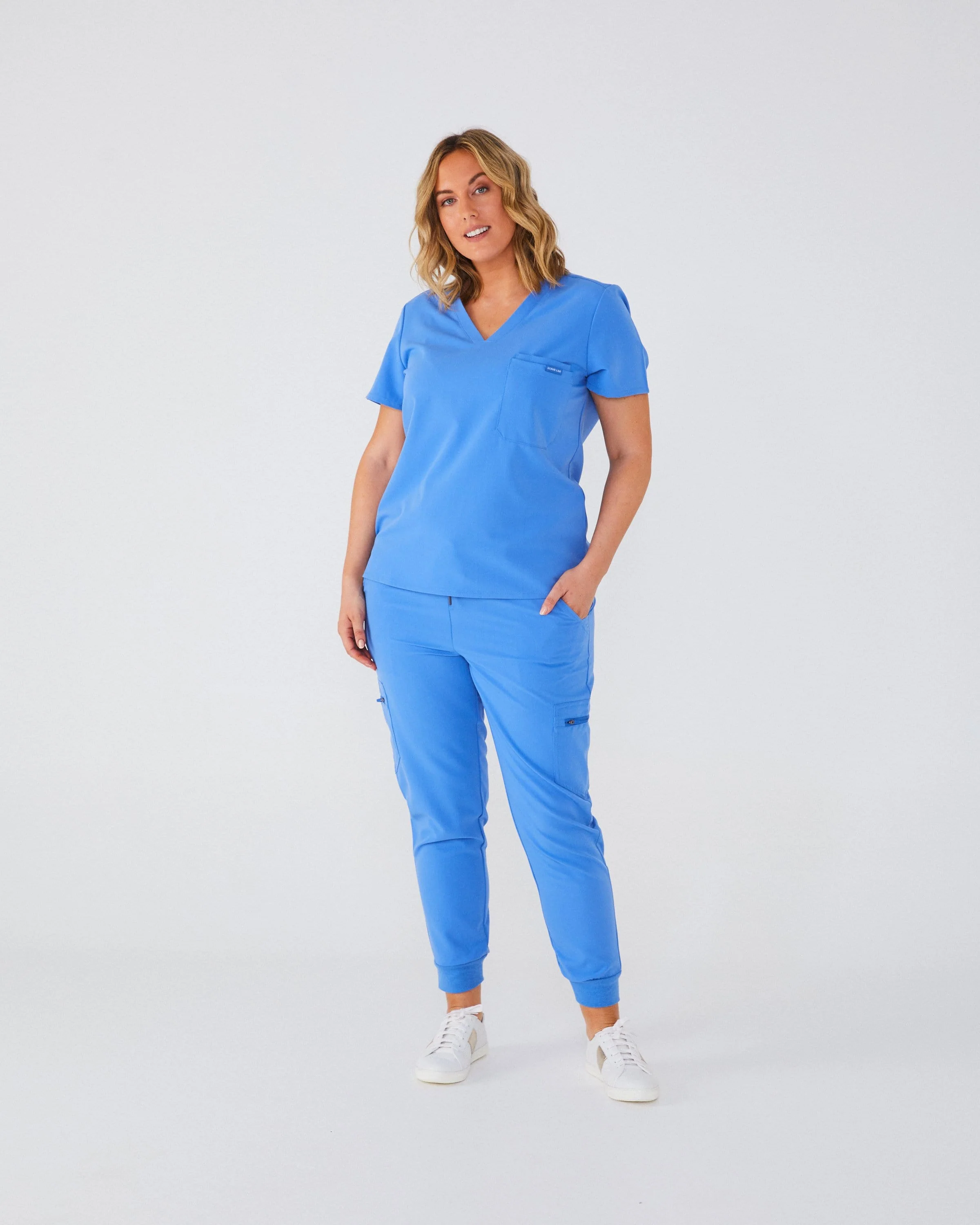 LUCY Jogger Scrub Pants - Ceil | SLTECH™ - Image 3
