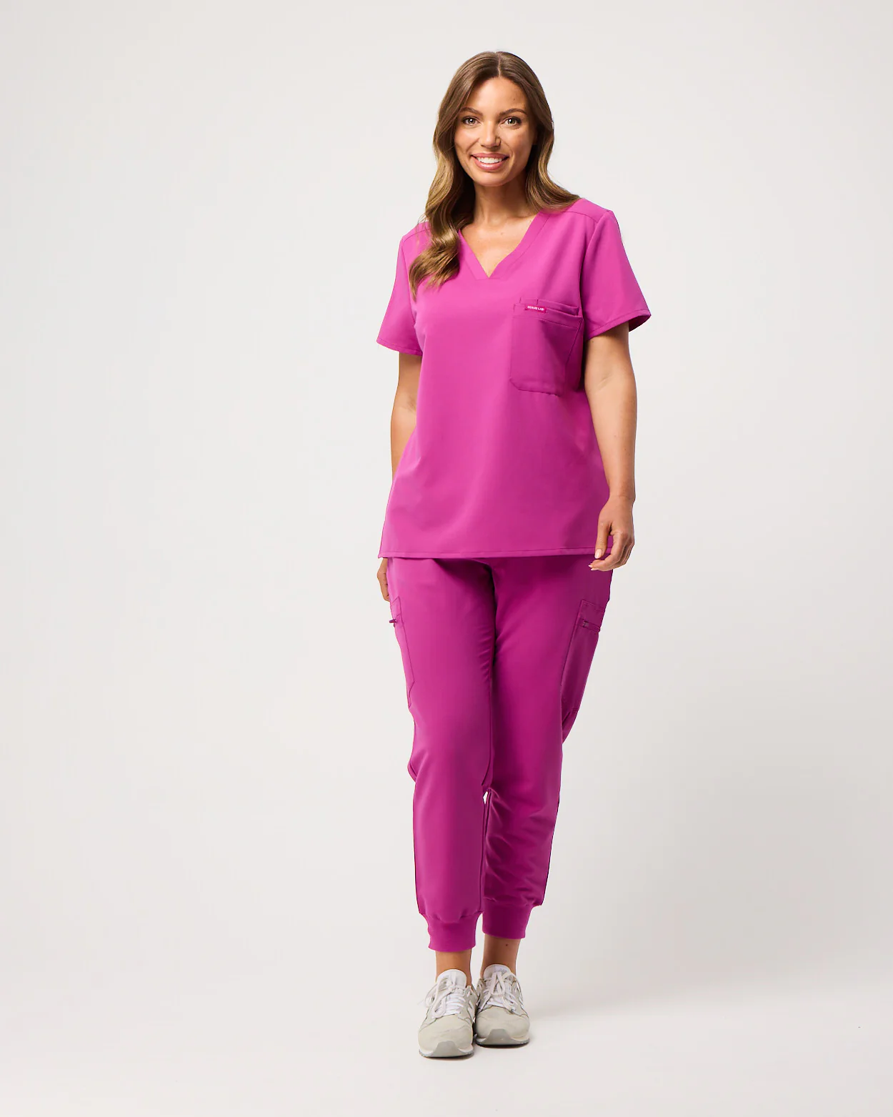 LUCY Jogger Scrub Pants - Fuchsia | SLTECH™ - CLEARANCE - Image 3