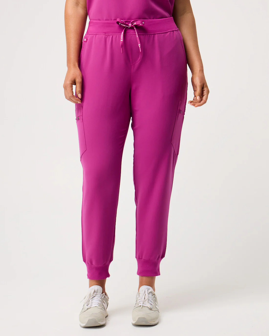 LUCY Jogger Scrub Pants - Fuchsia | SLTECH™ - CLEARANCE - Image 4