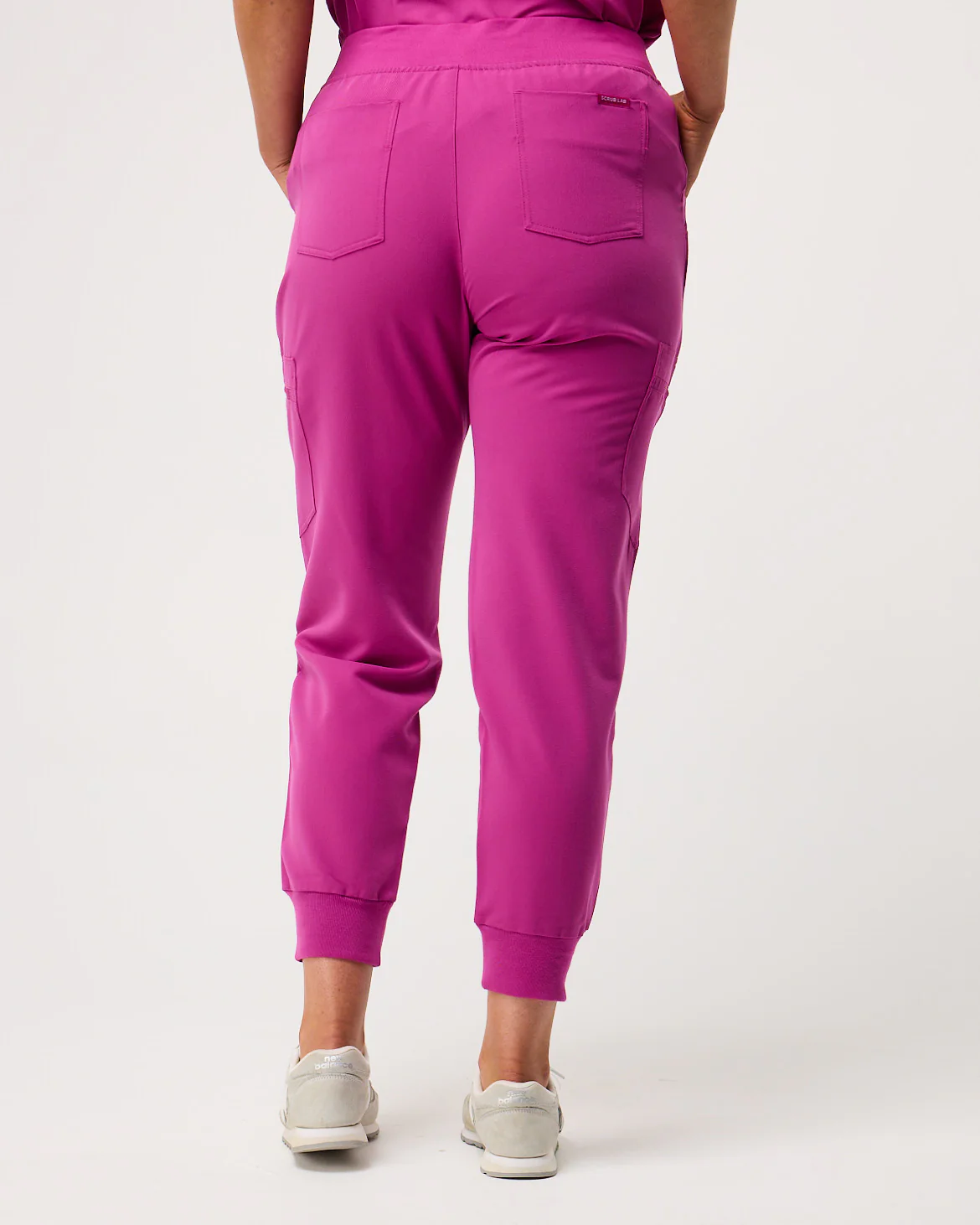 LUCY Jogger Scrub Pants - Fuchsia | SLTECH™ - CLEARANCE - Image 6