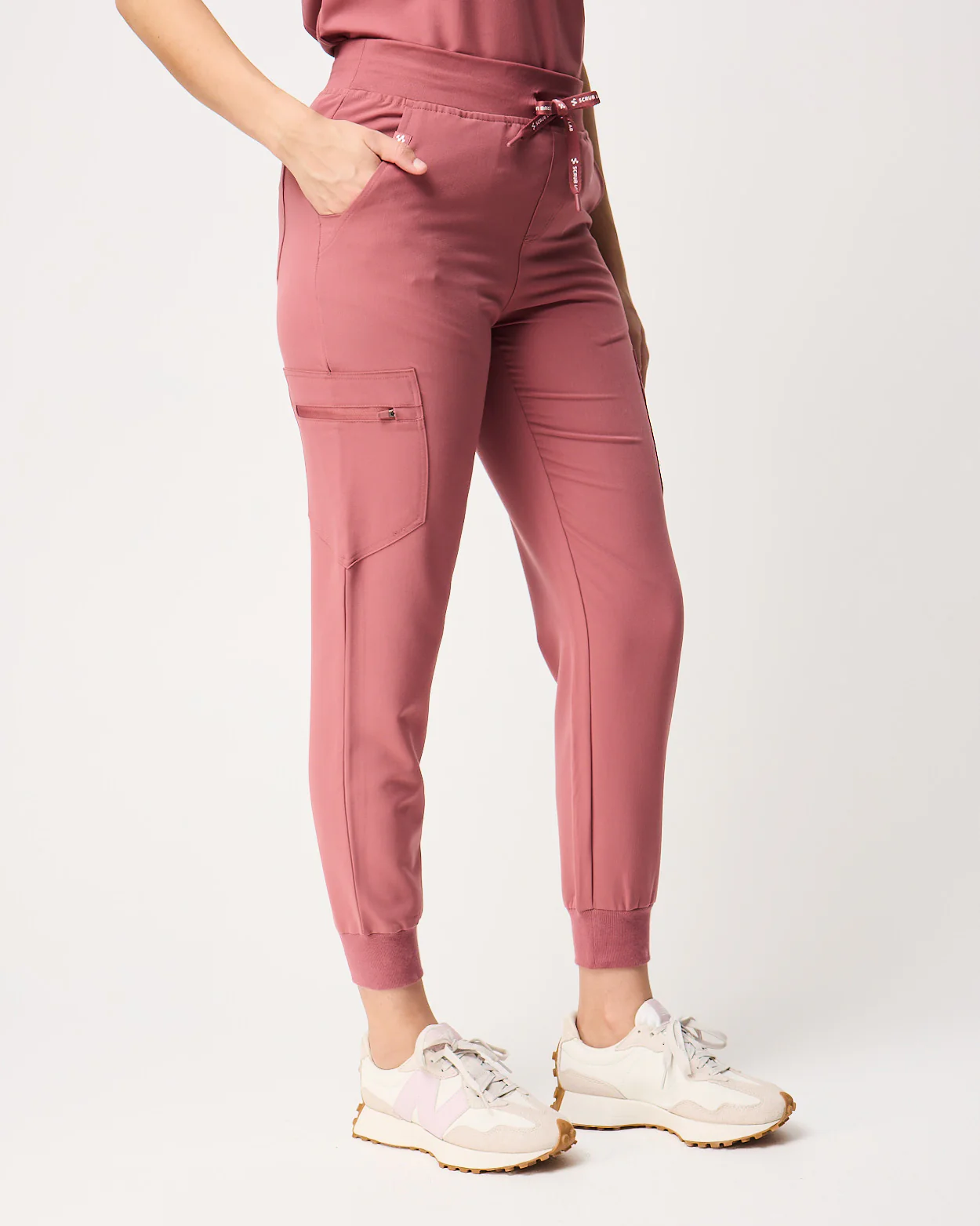 LUCY Jogger Scrub Pants - Mauve | SLTECH™ - Image 6