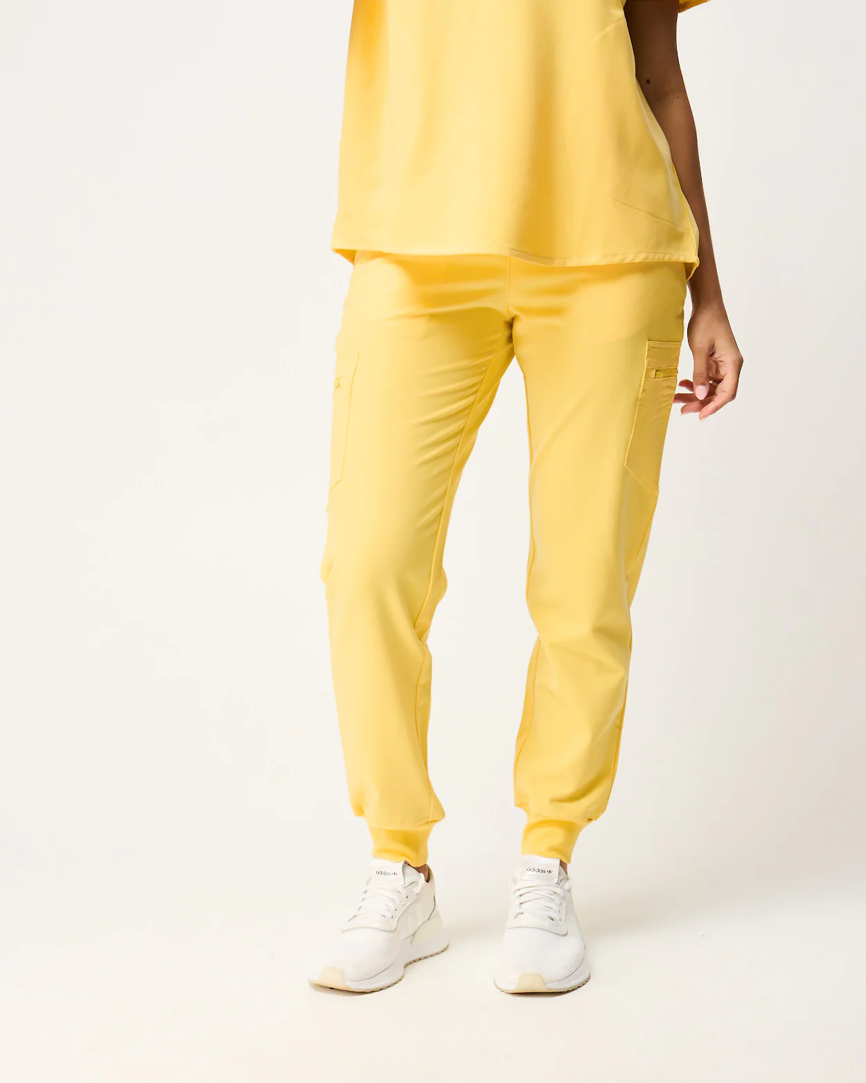 LUCY Jogger Scrub Pants - Meadow Yellow | SLTECH™ - Image 3