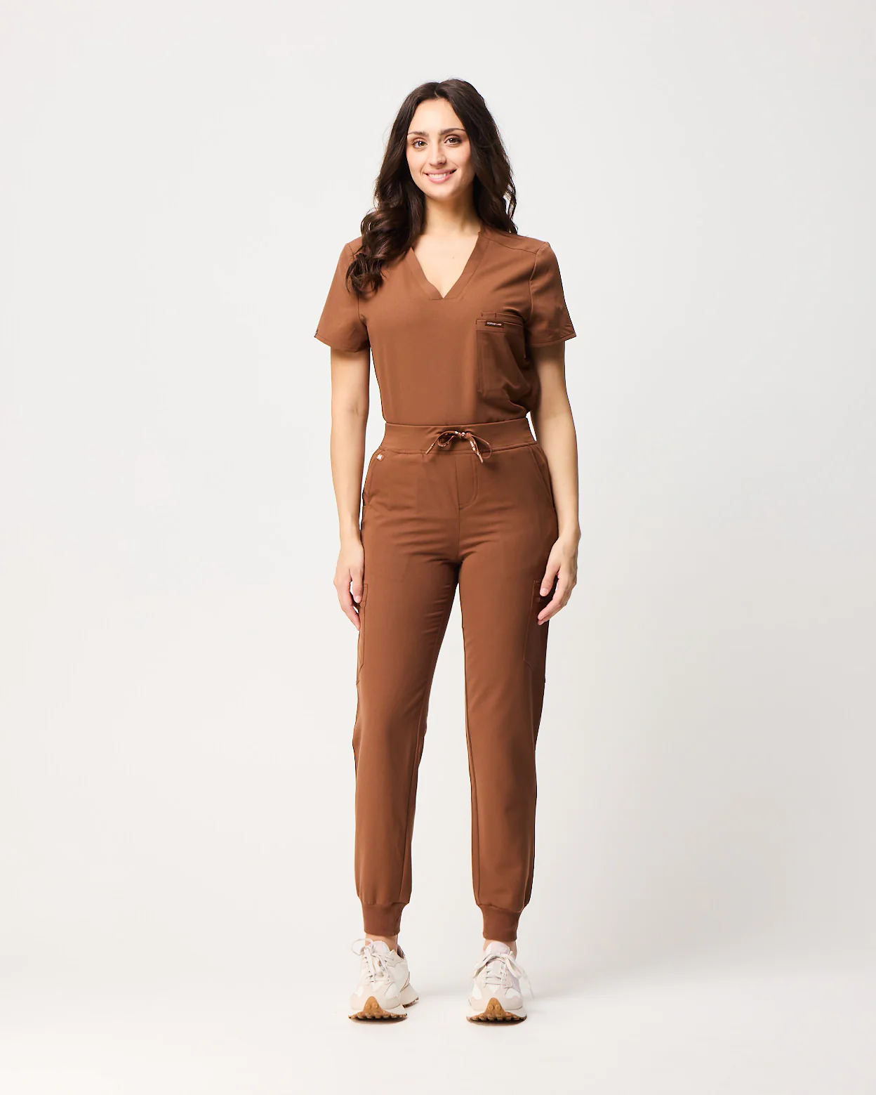 LUCY Jogger Scrub Pants - Pecan Brown | SLTECH™ - Image 3