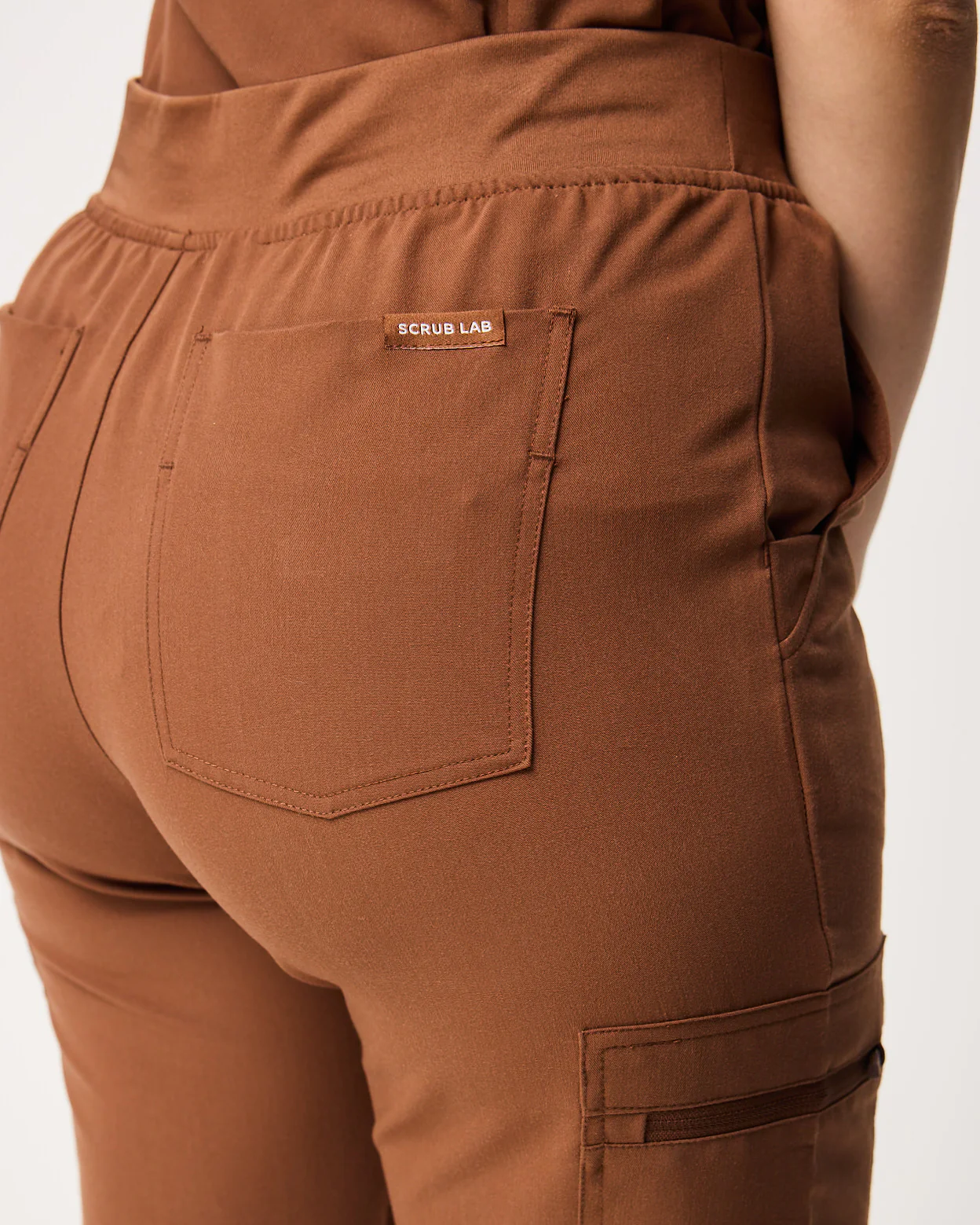 LUCY Jogger Scrub Pants - Pecan Brown | SLTECH™ - Image 6