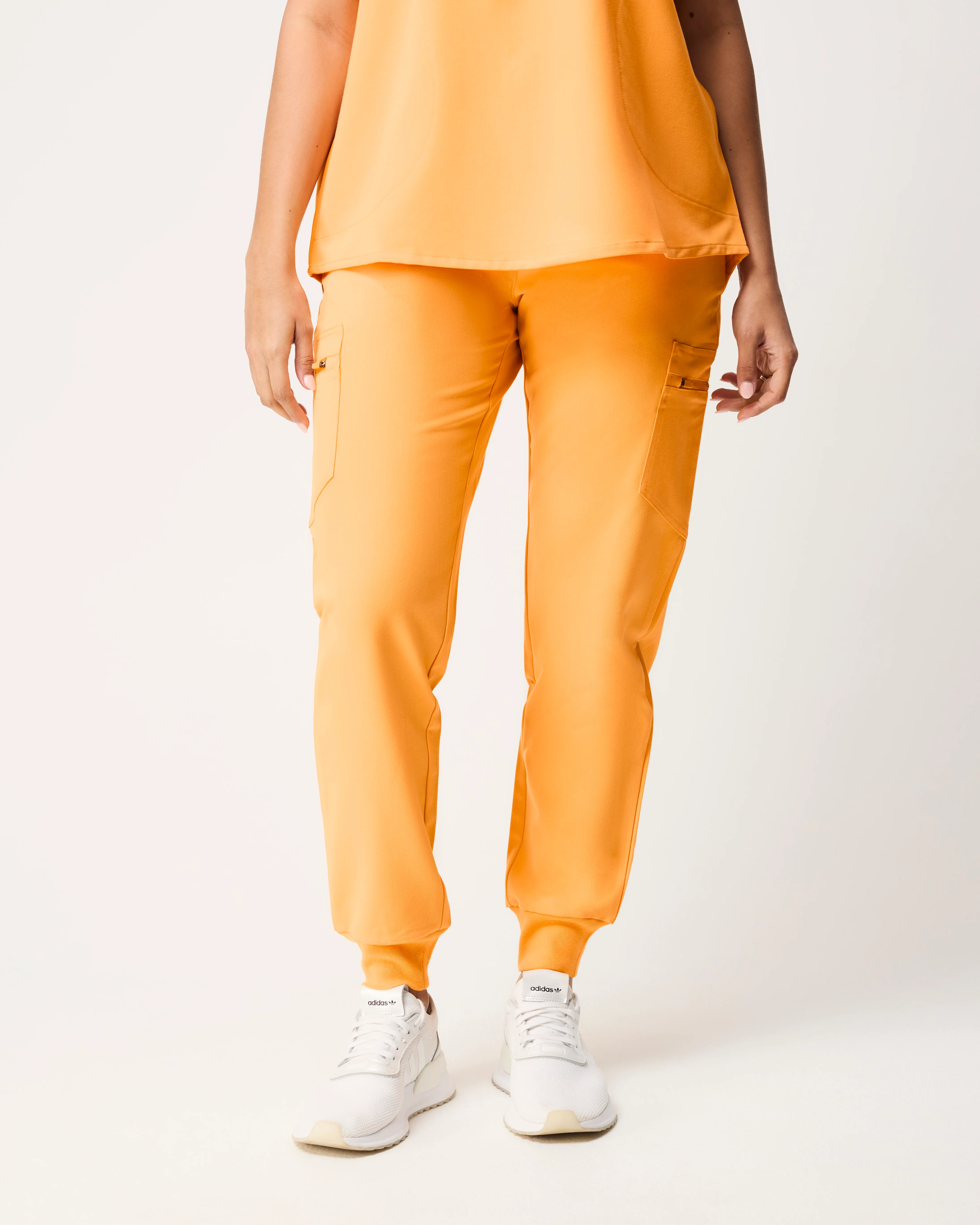 LUCY Jogger Scrub Pants - Tangerine Orange | SLTECH™ - Image 3