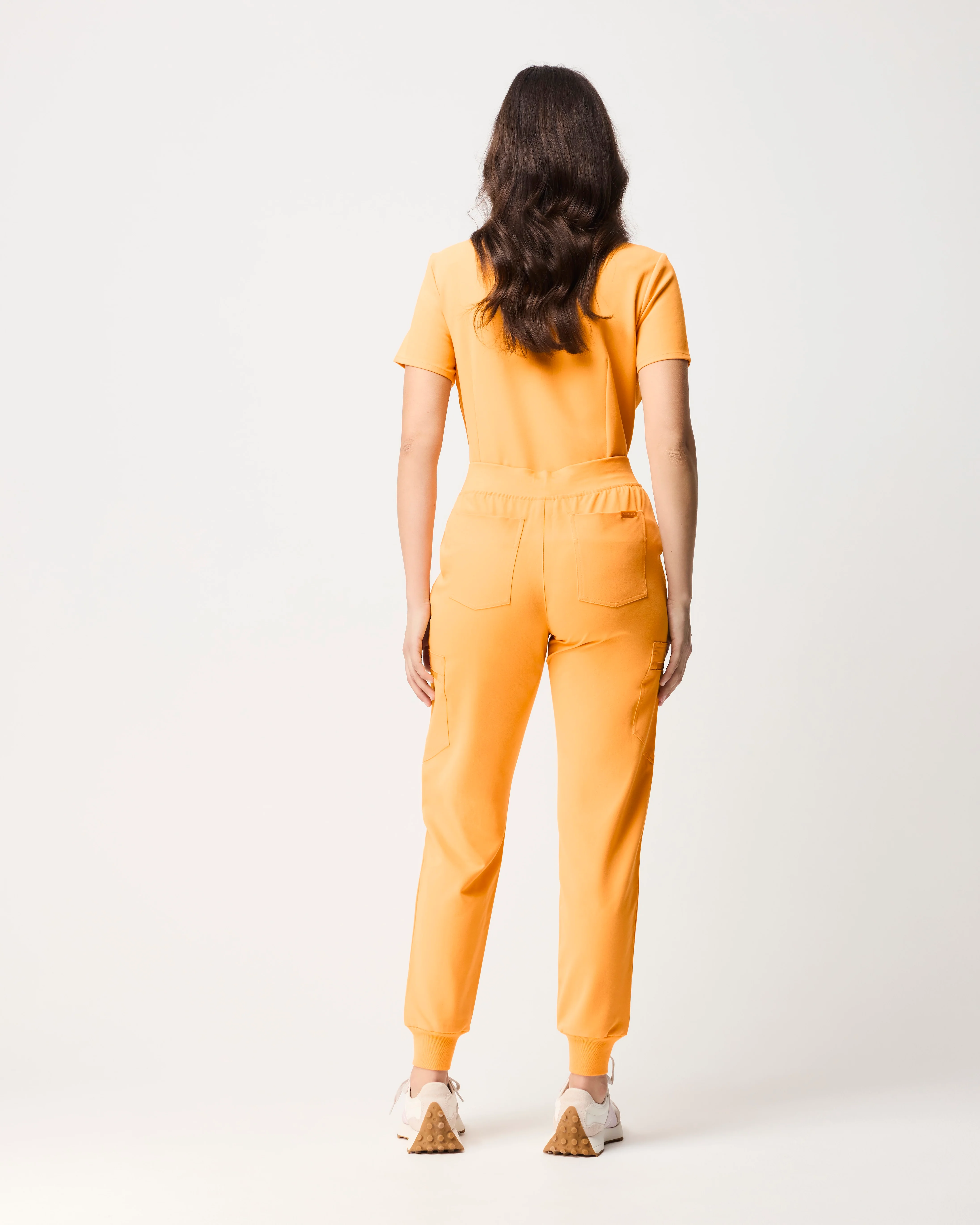 LUCY Jogger Scrub Pants - Tangerine Orange | SLTECH™ - Image 5
