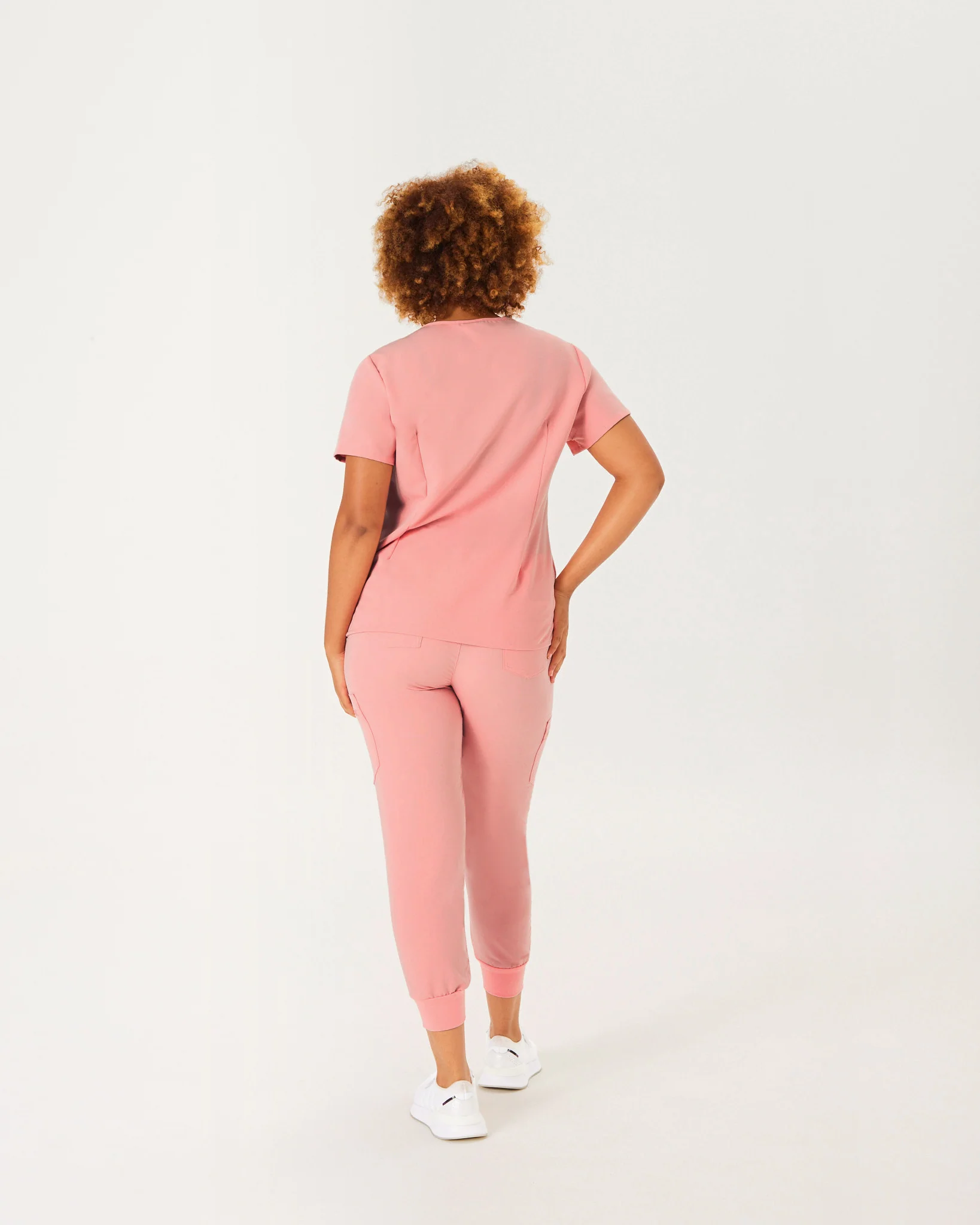 LUCY Jogger Scrub Pants - Peach Quartz | SLTECH™ - Image 6