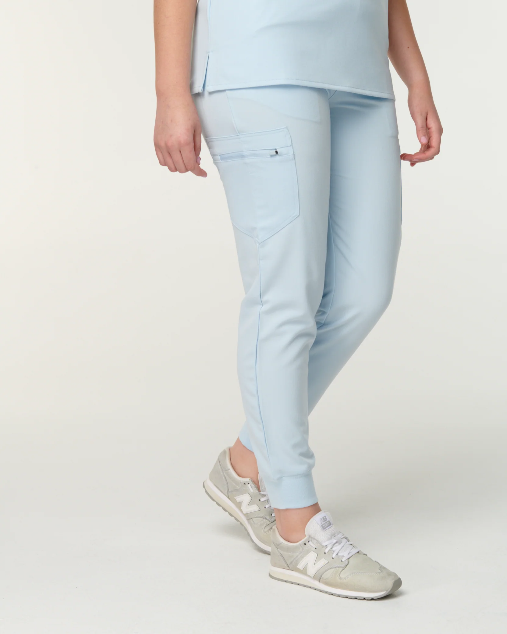 LUCY Jogger Scrub Pants - Powder Blue | SLTECH™ - Image 4