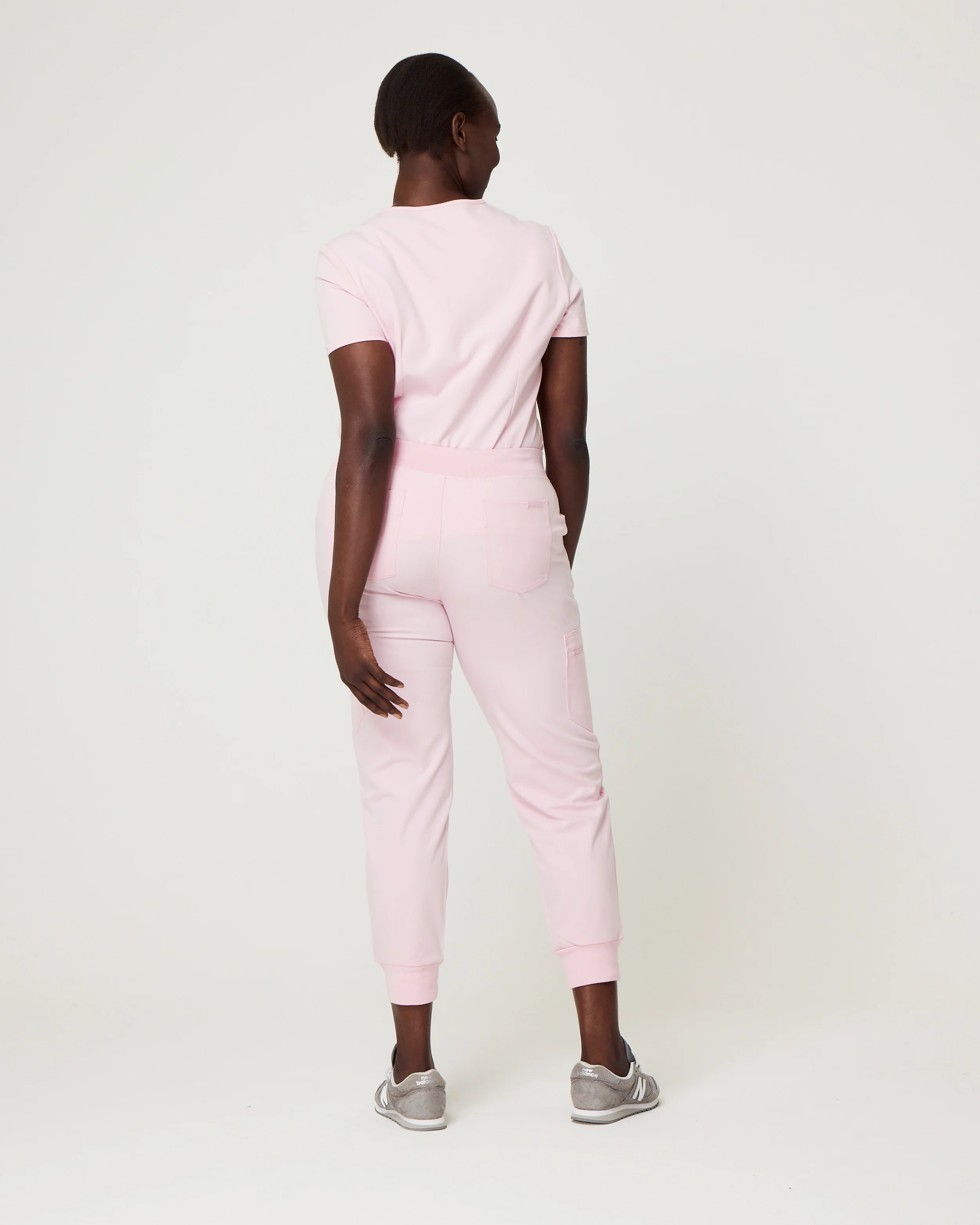 LUCY Jogger Scrub Pants - Powder Pink | SLTECH™ - Image 3
