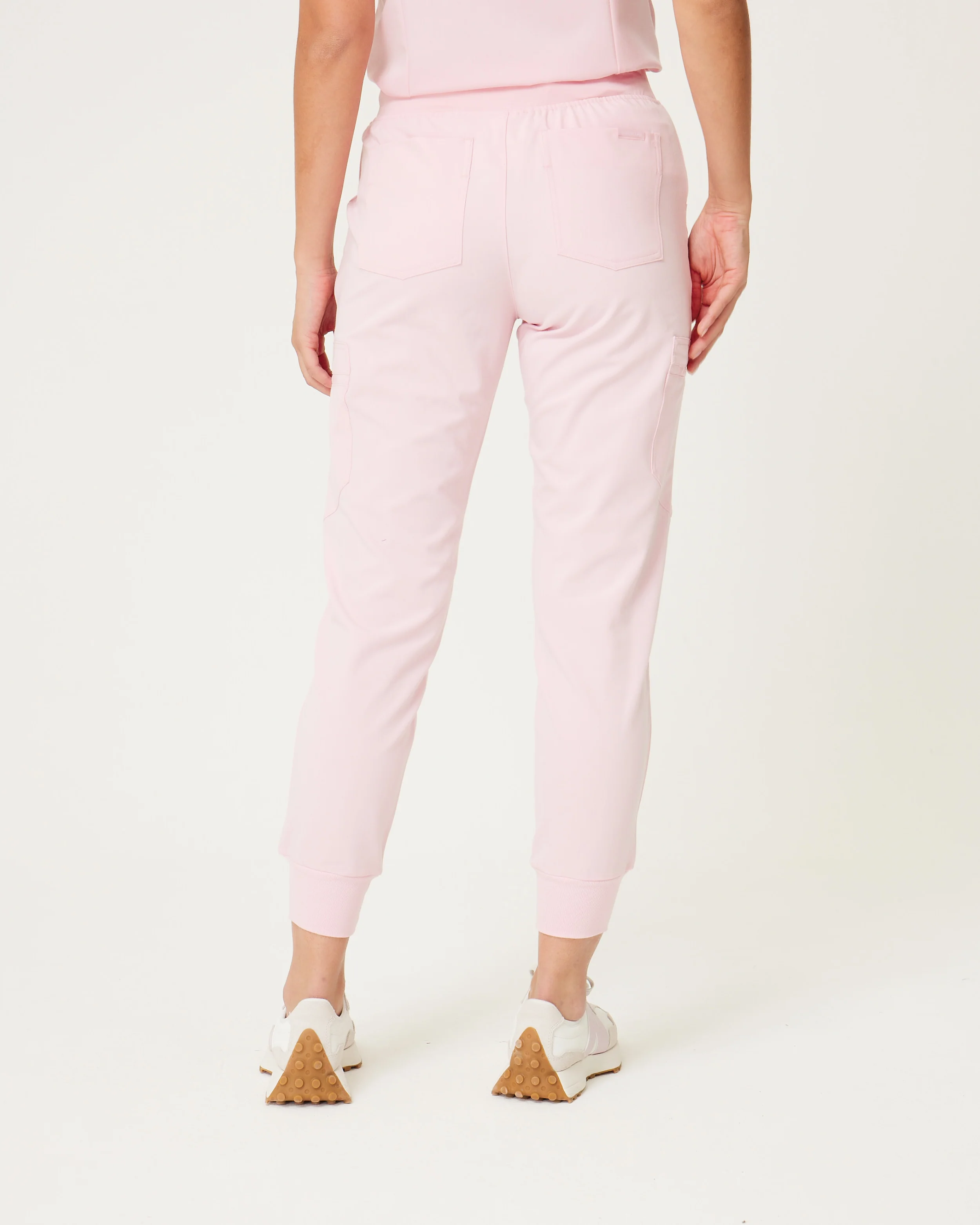 LUCY Jogger Scrub Pants - Powder Pink | SLTECH™ - Image 5