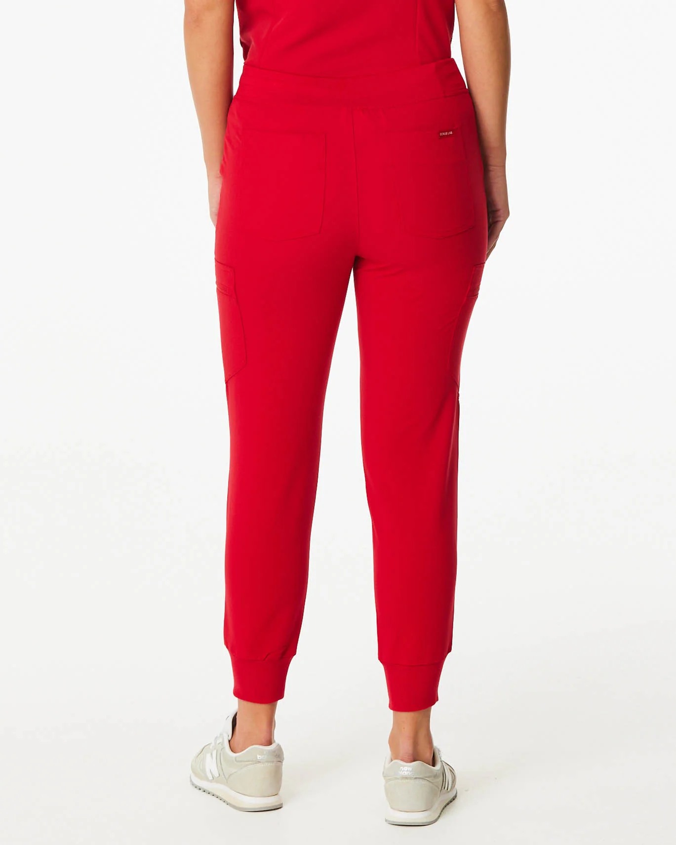 LUCY Jogger Scrub Pants (Original SLTECH™ fabric) - Rouge Red - CLEARANCE - Image 5