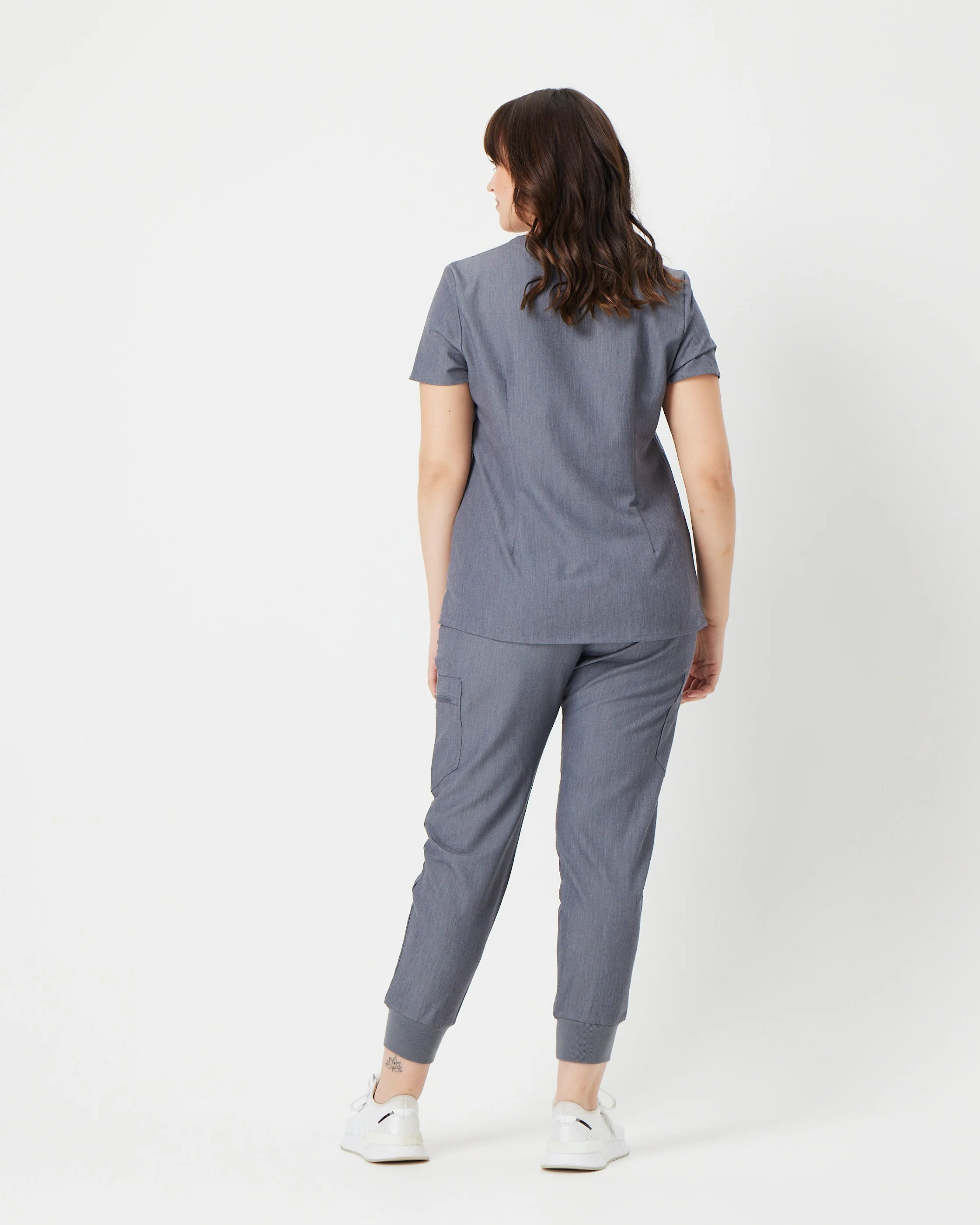 LUCY Jogger Scrub Pants - Steel Grey | SLTECH™ - Image 4