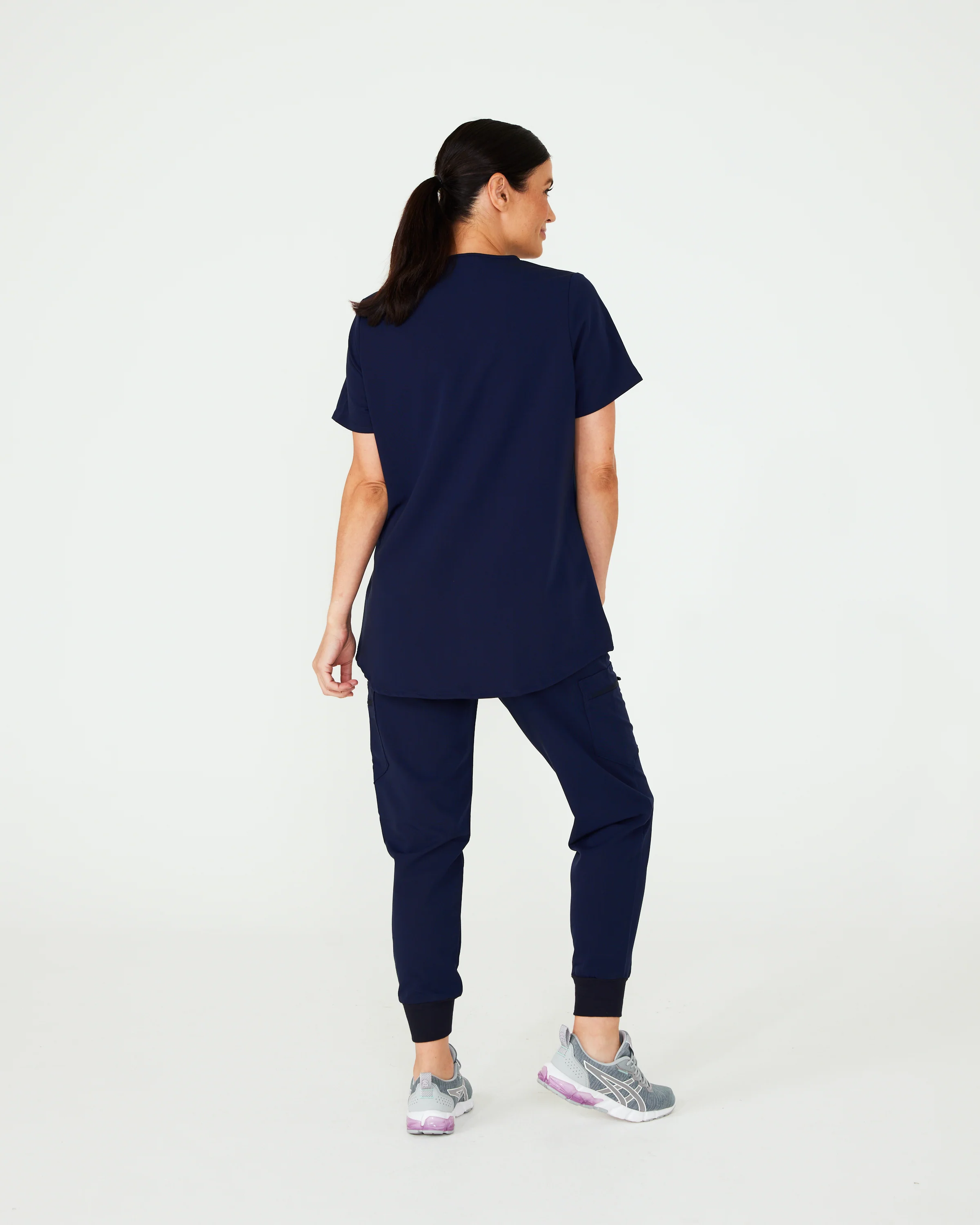 LUCY Maternity Jogger Scrub Pants - Navy | SLTECH™ - Image 3