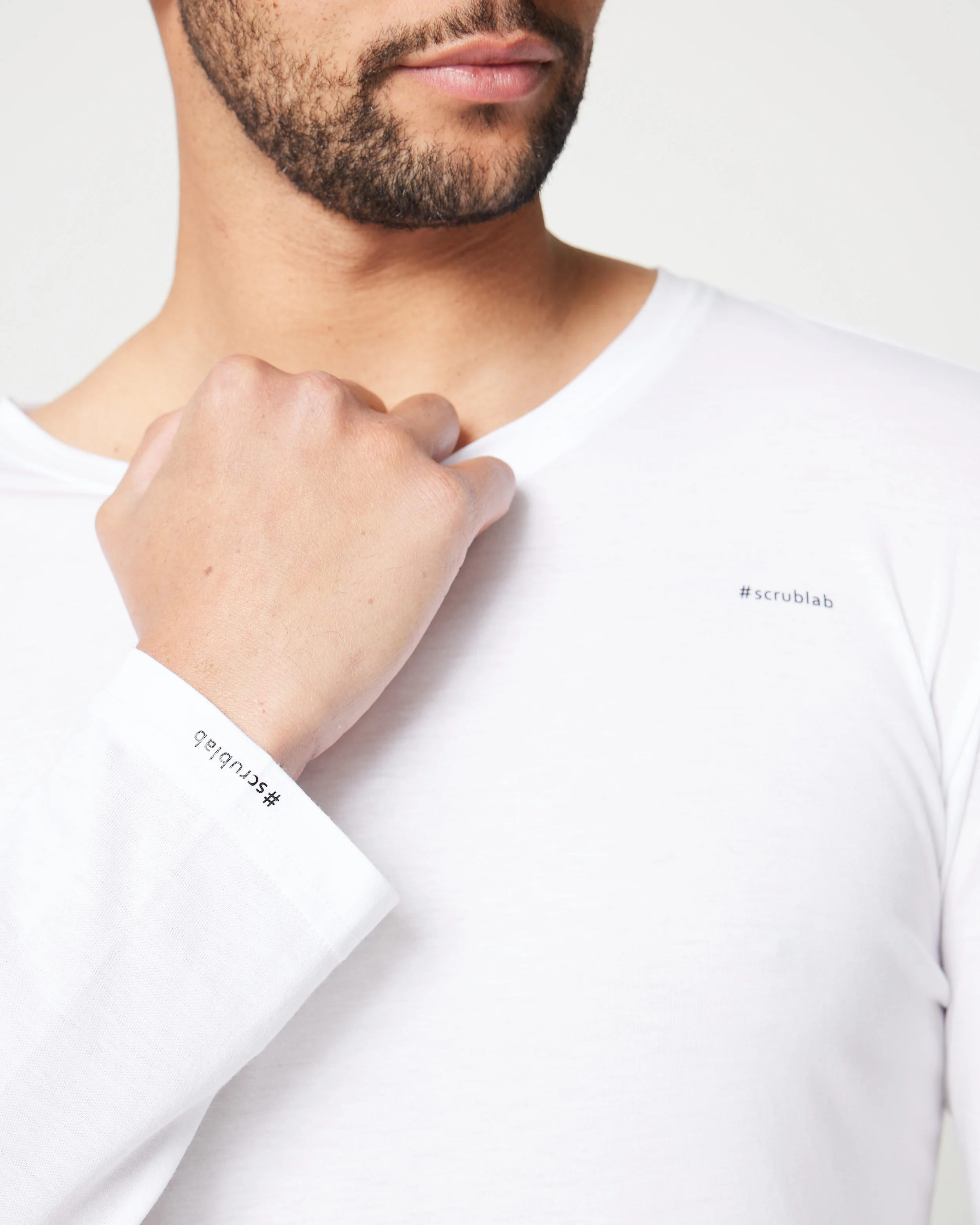 Men's Ultra-Soft Underscrub - White | SLTECH™ - Image 5