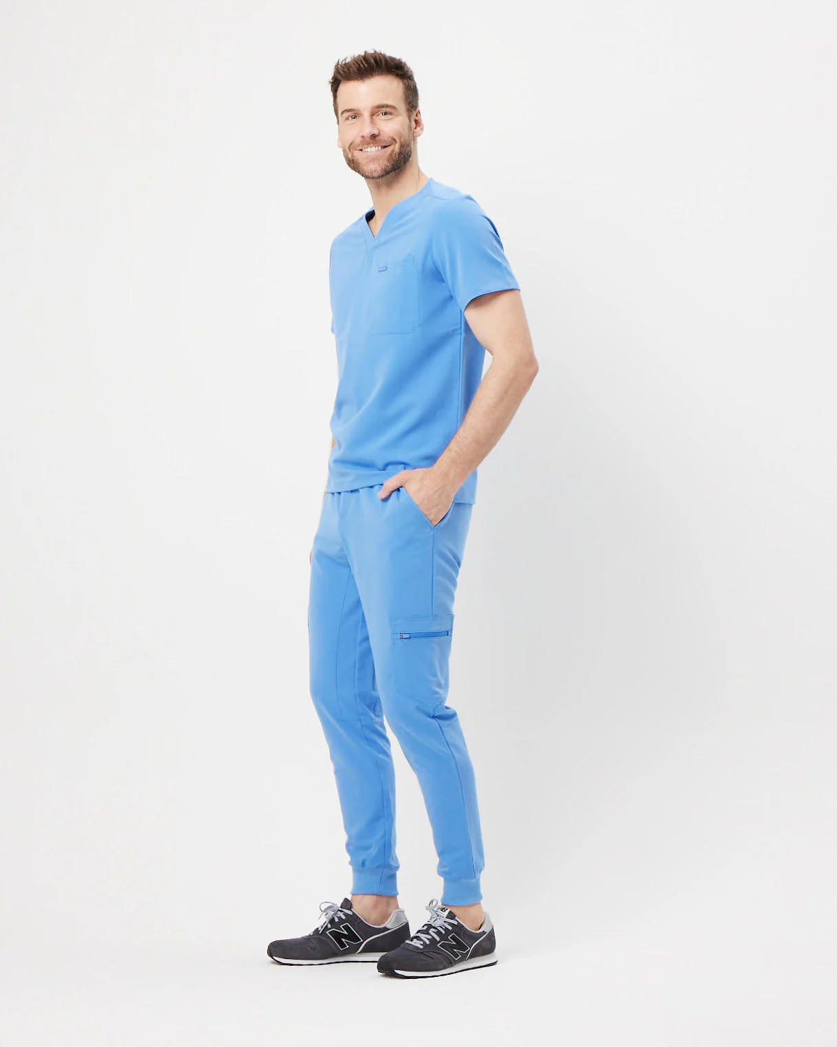 HOWARD SHORT - Jogger Pants - (Original SLTECH™ fabric) Ceil - CLEARANCE - Image 4