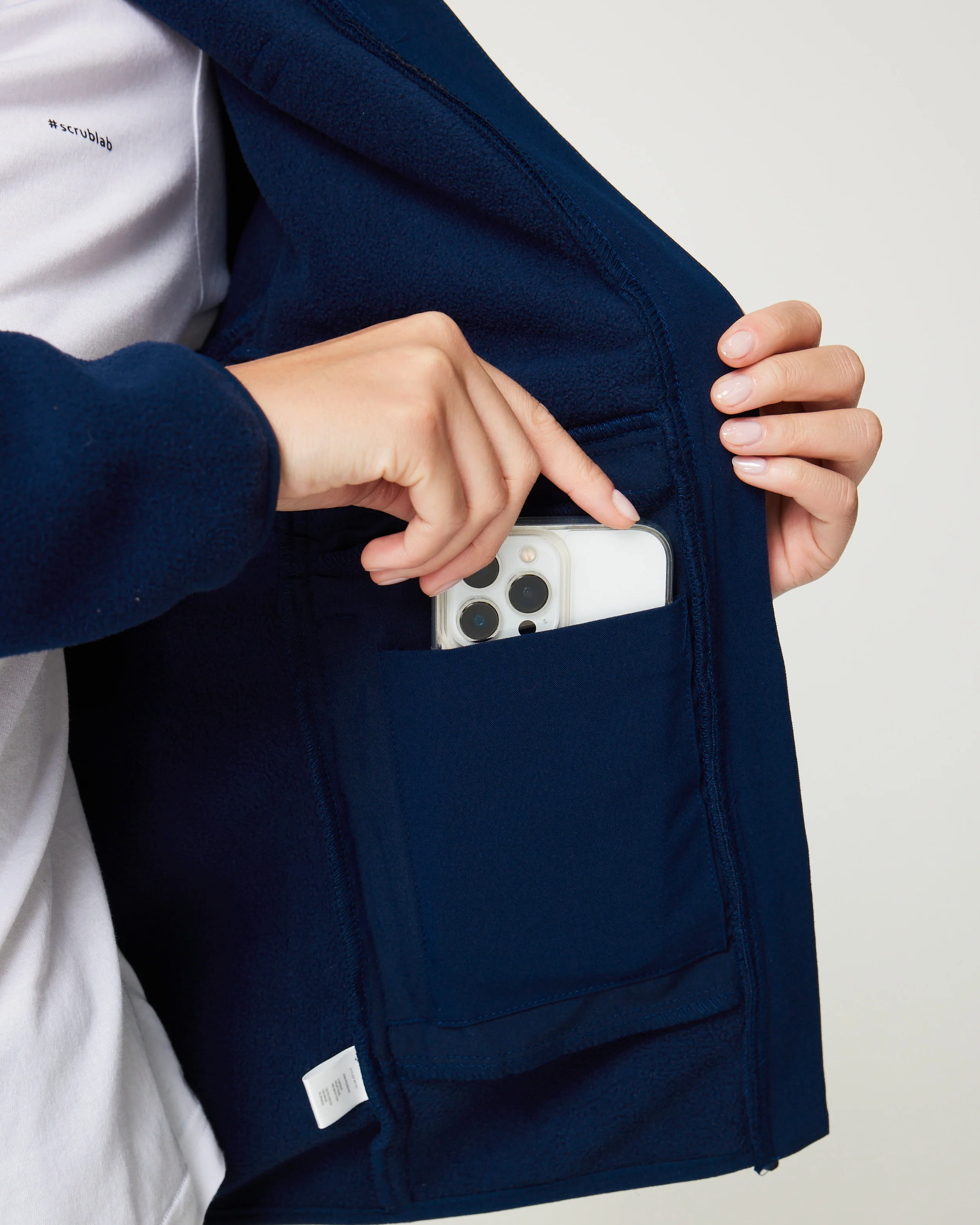 Women’s Fleece Jacket - Navy | SLTECH™ - Image 11