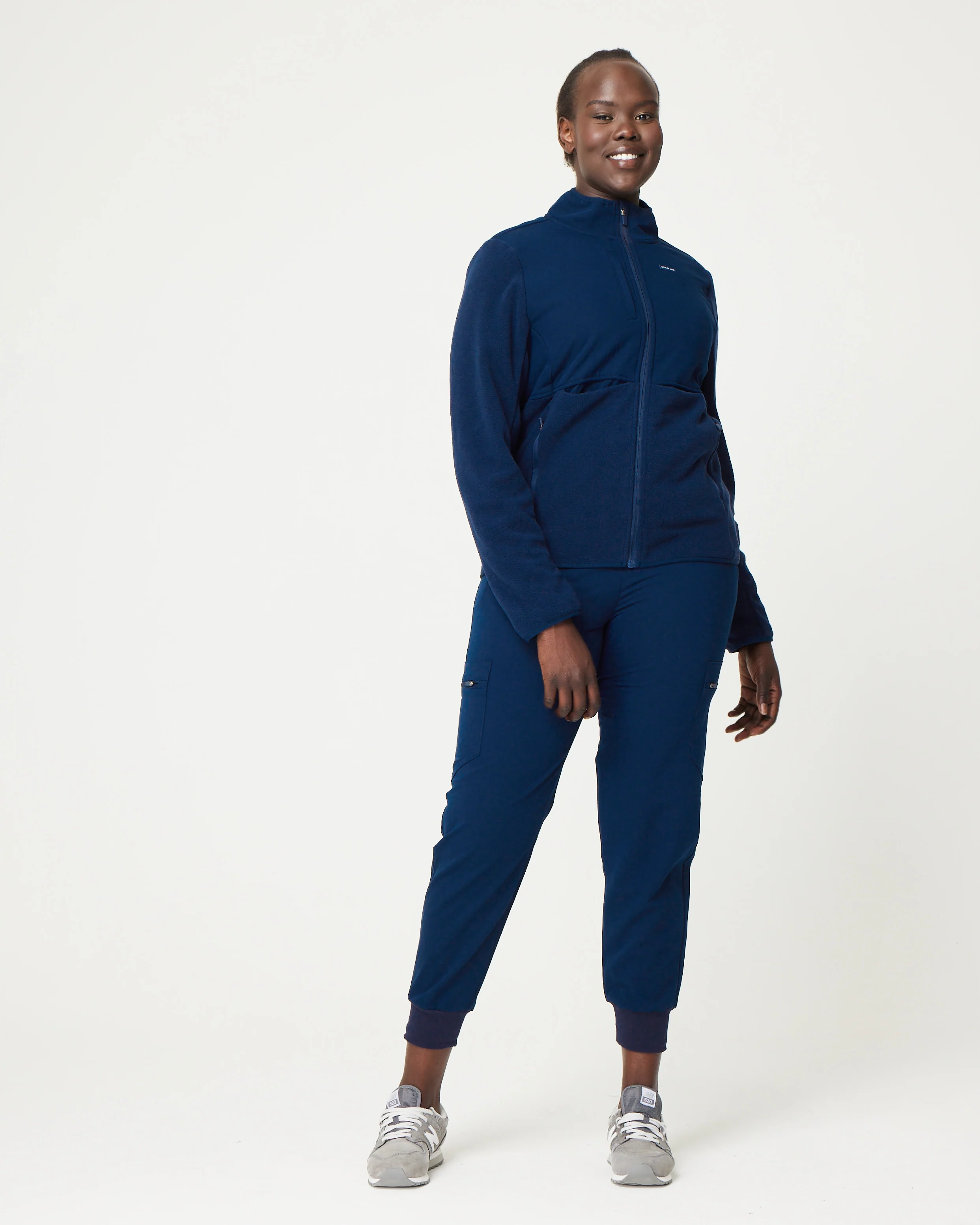 Women’s Fleece Jacket - Navy | SLTECH™ - Image 3