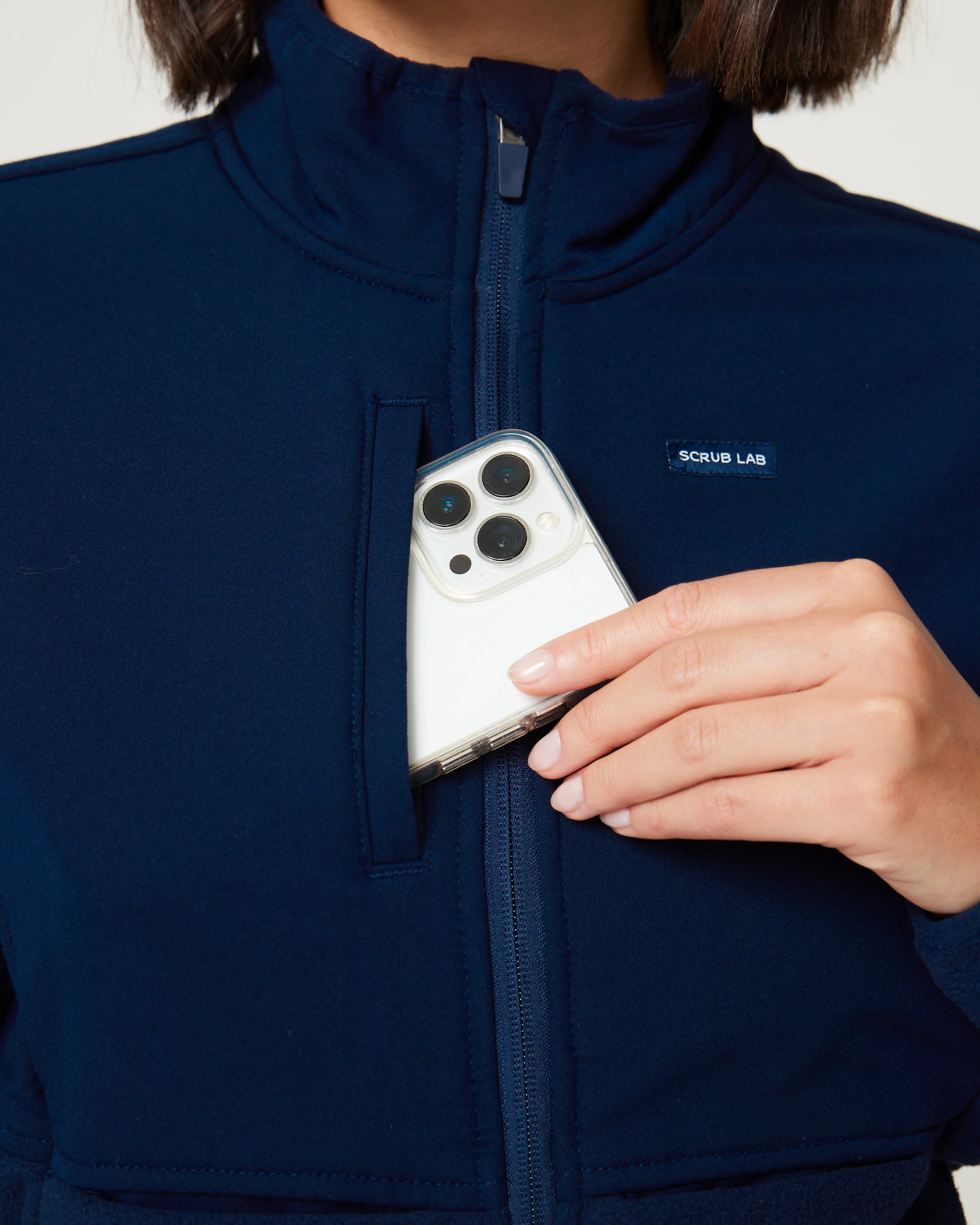 Women’s Fleece Jacket - Navy | SLTECH™ - Image 8