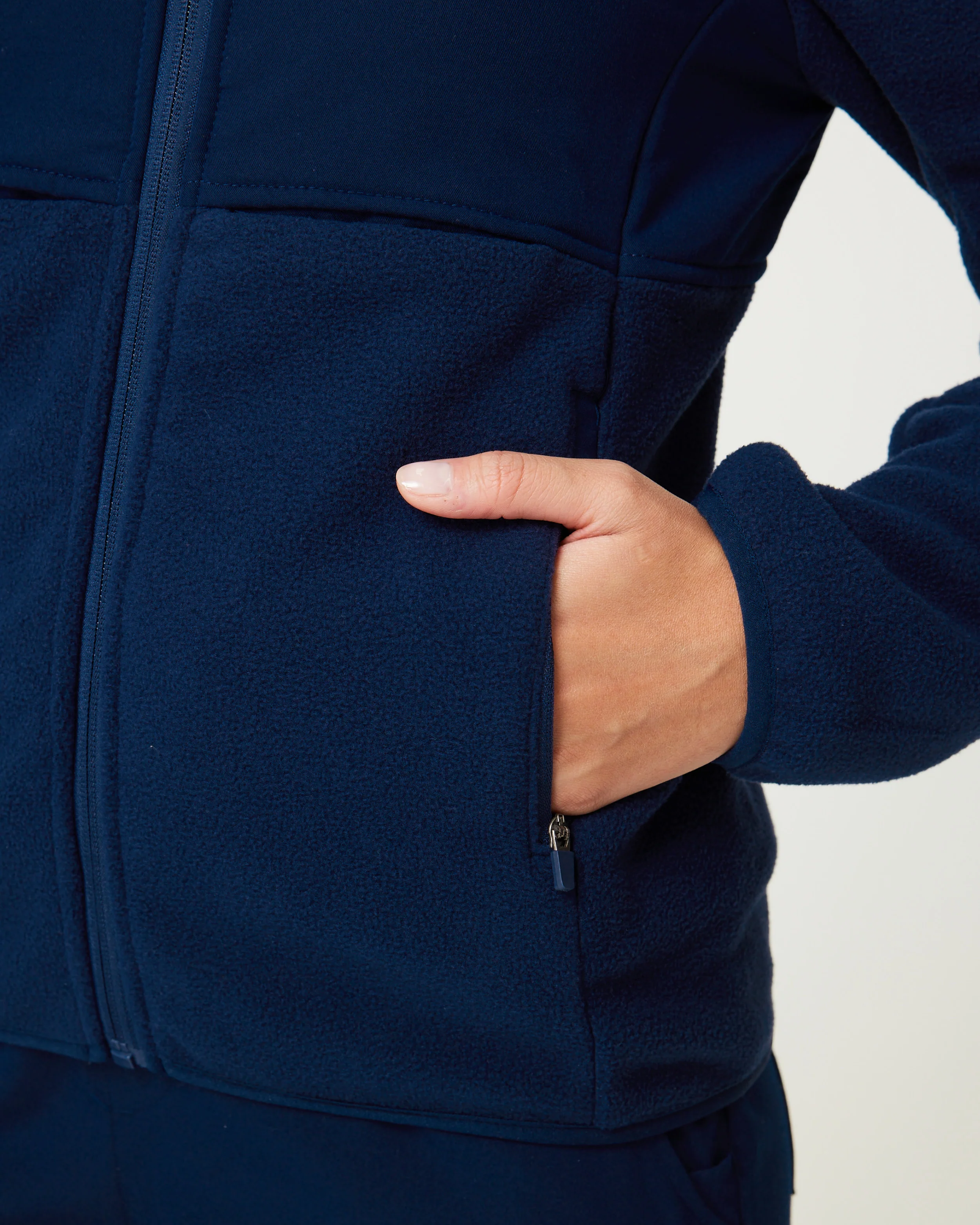Women’s Fleece Jacket - Navy | SLTECH™ - Image 9