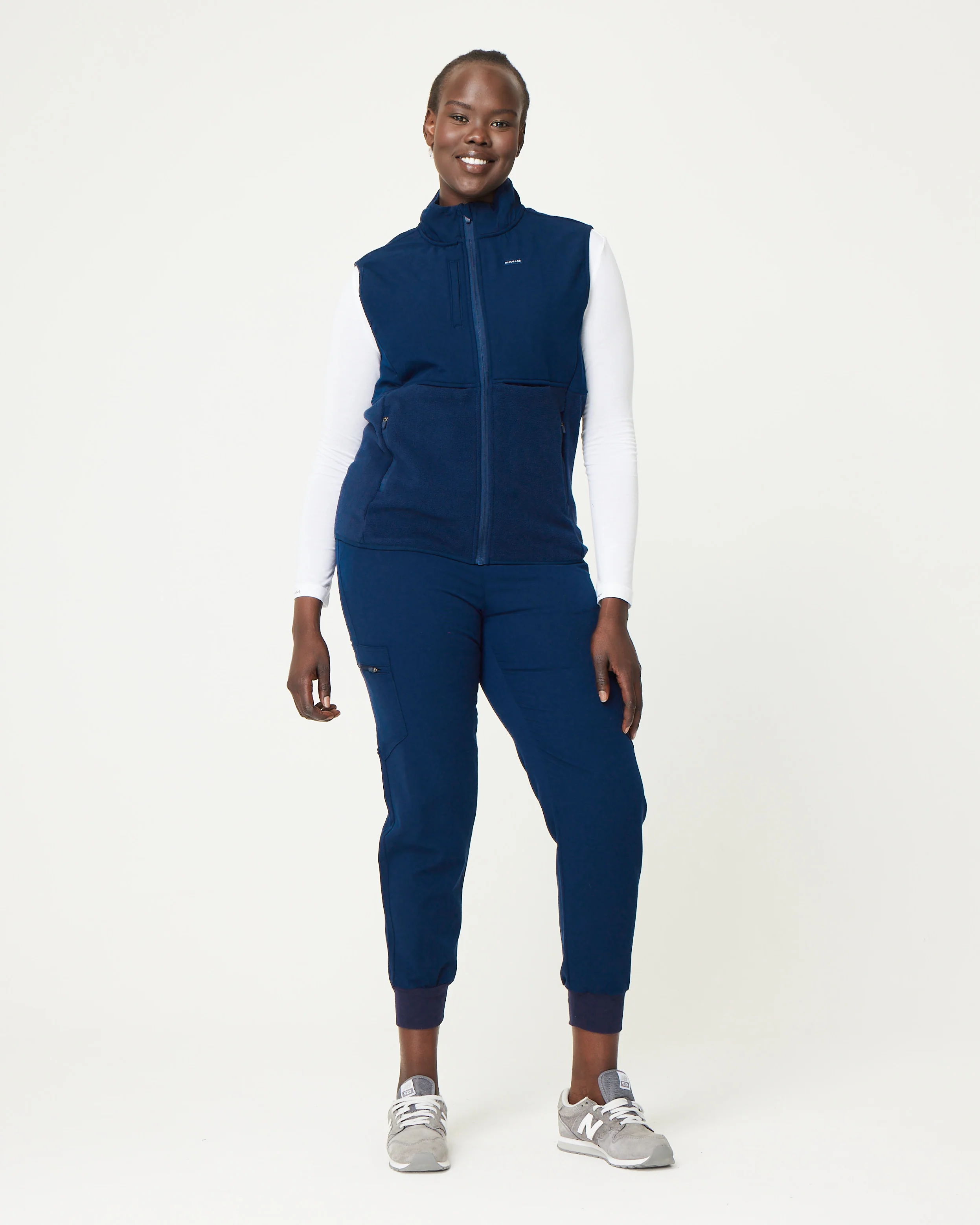 Women's Fleece Vest - Navy | SLTECH™ - Image 3