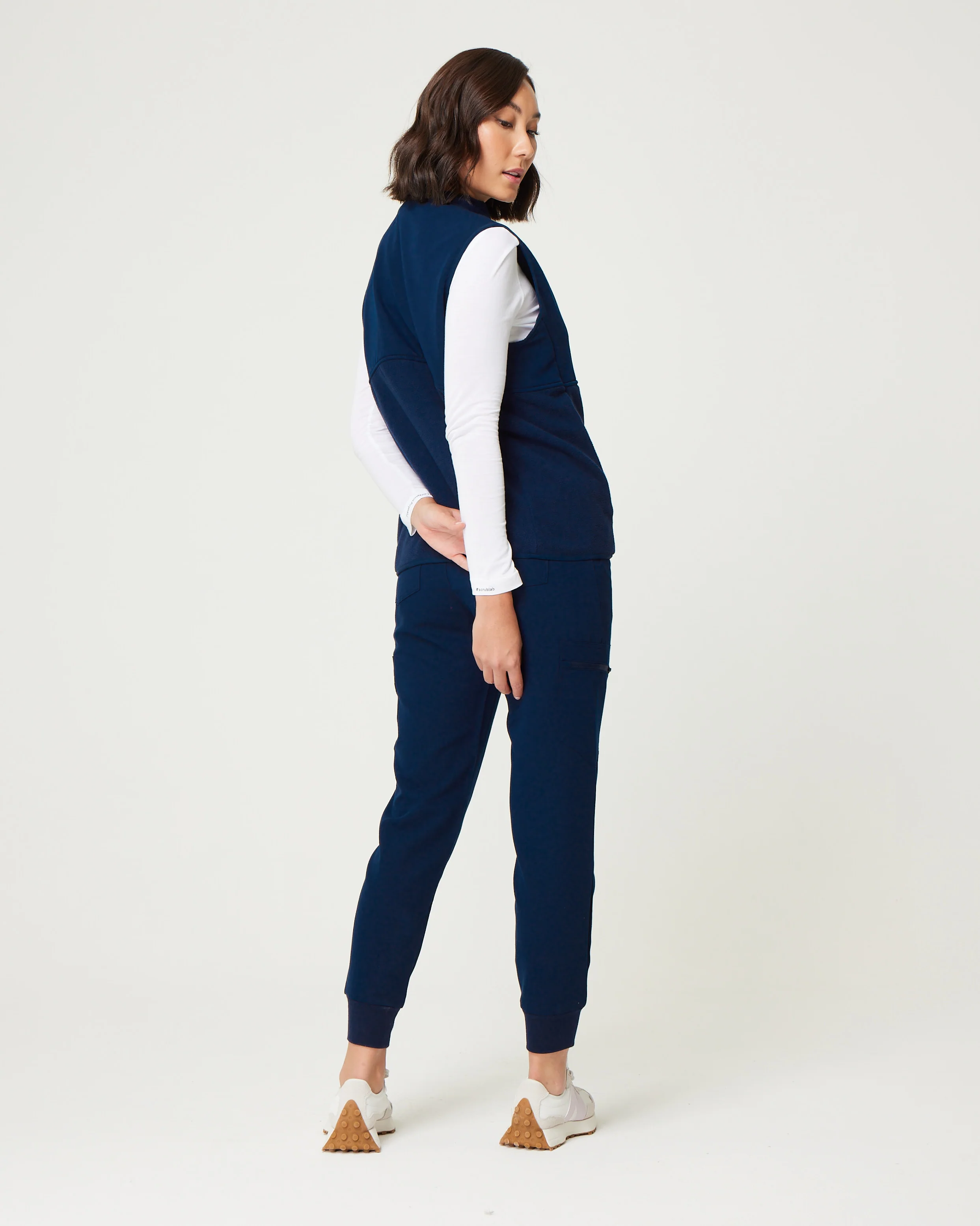 Women's Fleece Vest - Navy | SLTECH™ - Image 4