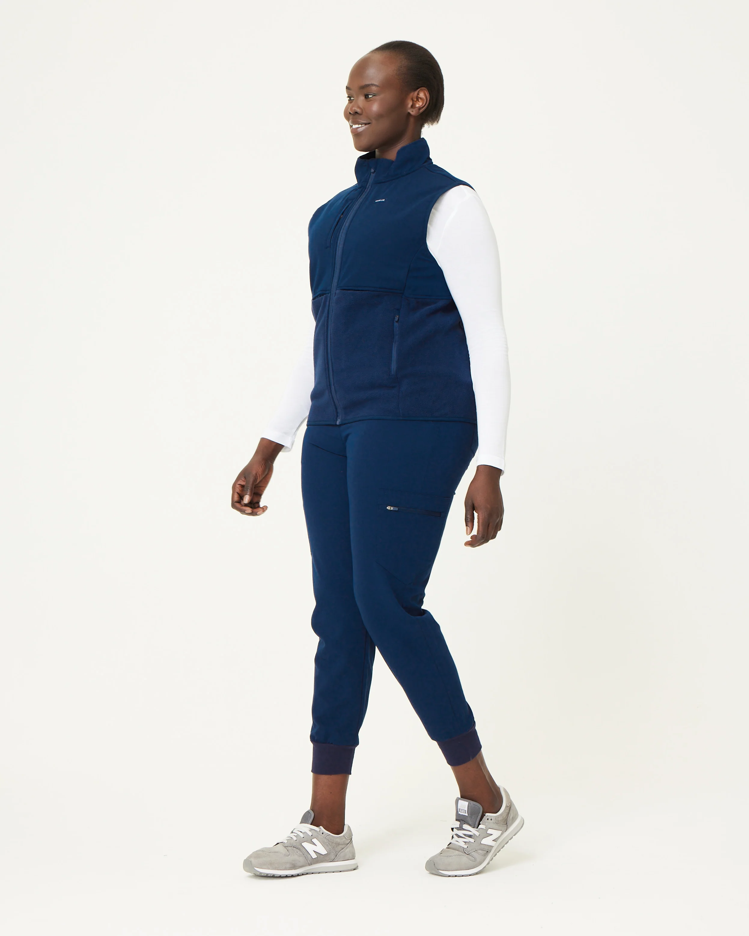 Women's Fleece Vest - Navy | SLTECH™ - Image 5