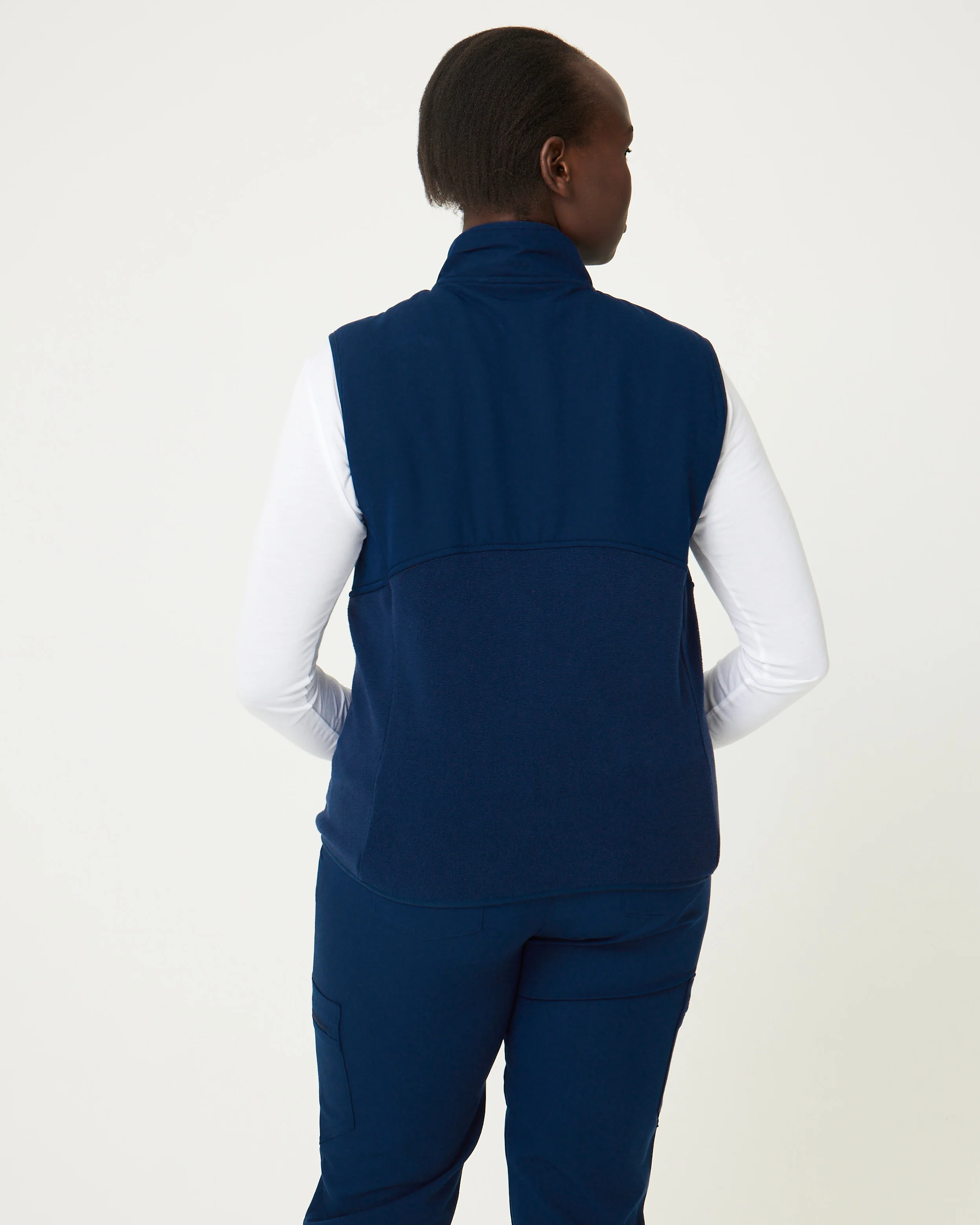 Women's Fleece Vest - Navy | SLTECH™ - Image 6