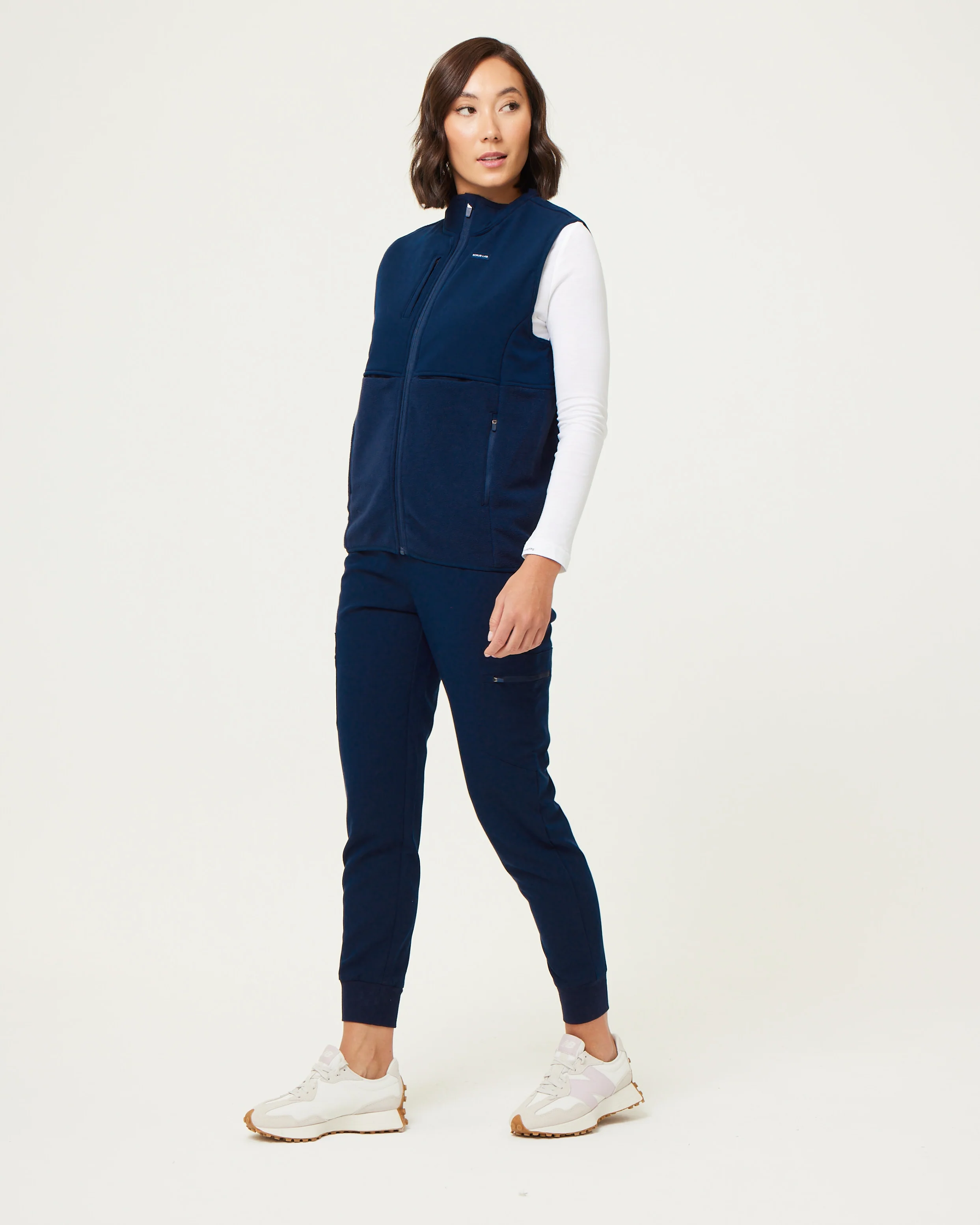Women's Fleece Vest - Navy | SLTECH™ - Image 7