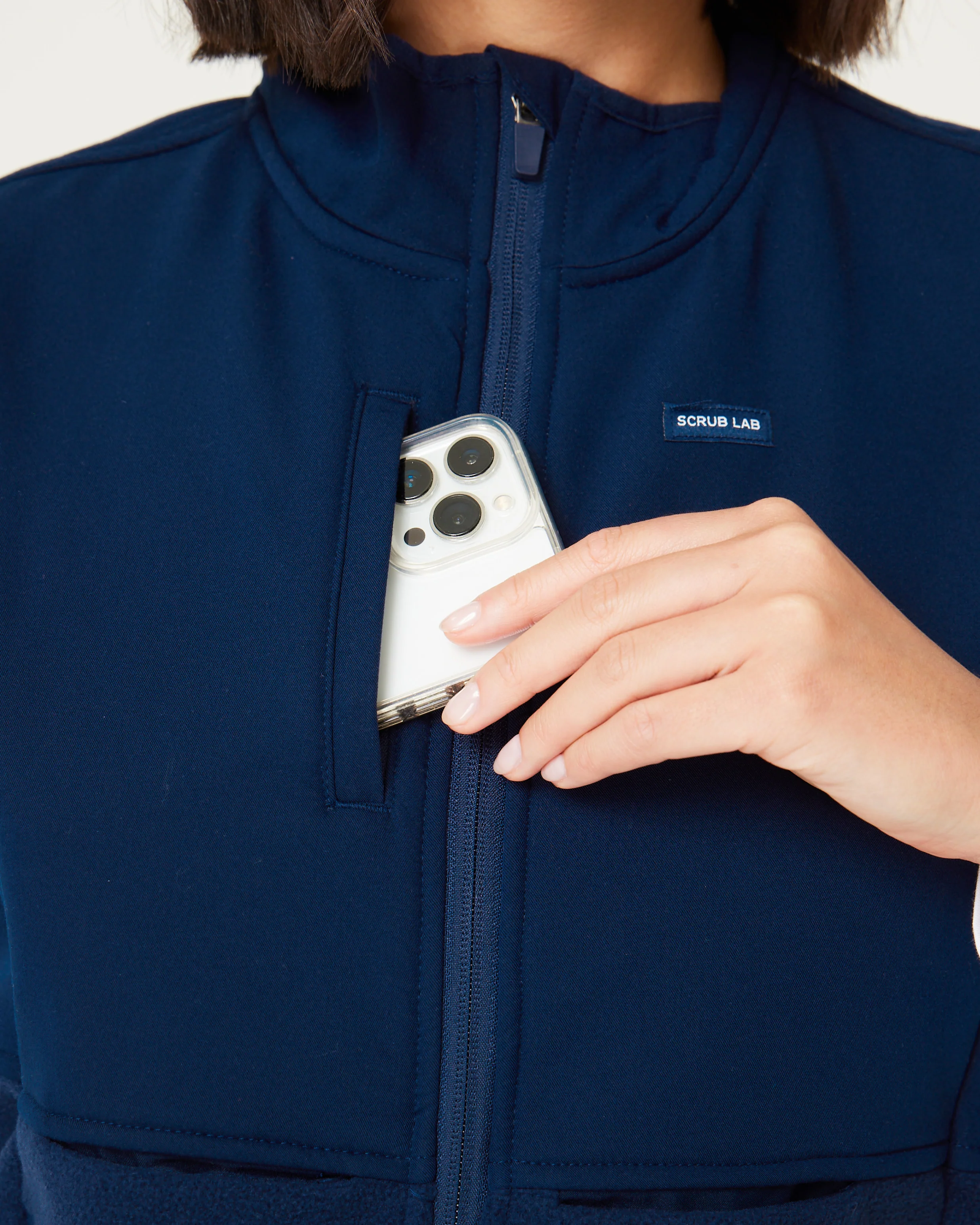 Women's Fleece Vest - Navy | SLTECH™ - Image 8
