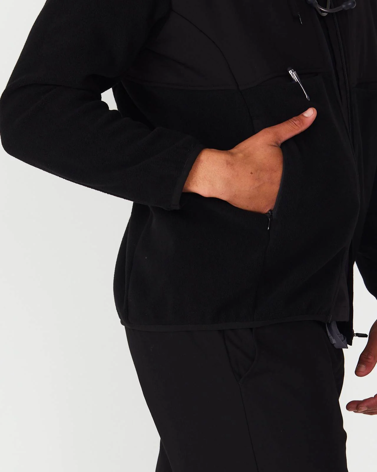 Men's Fleece Jacket - Black | SLTECH™ - Image 6