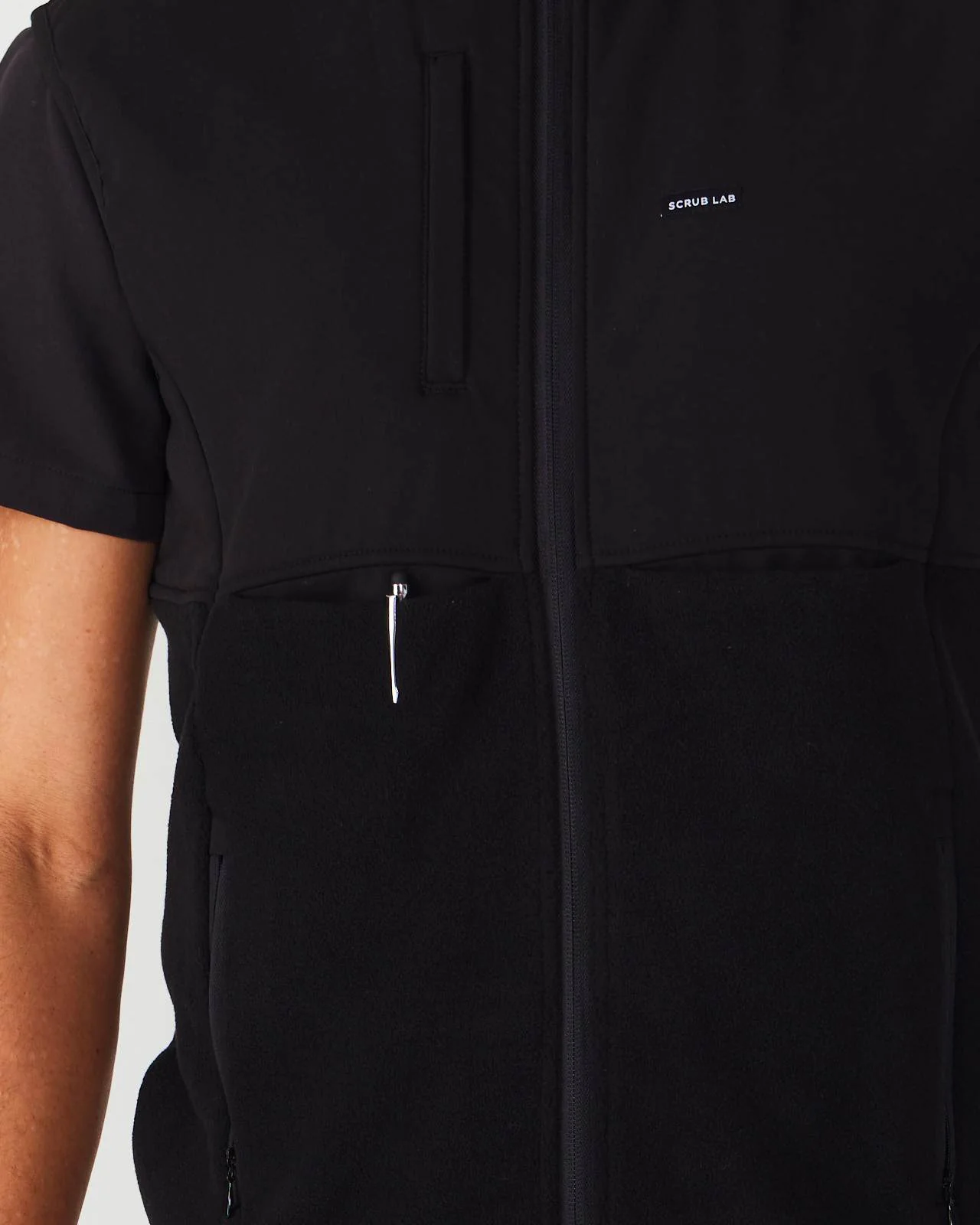 Men's Fleece Vest - Black | SLTECH™ - Image 4