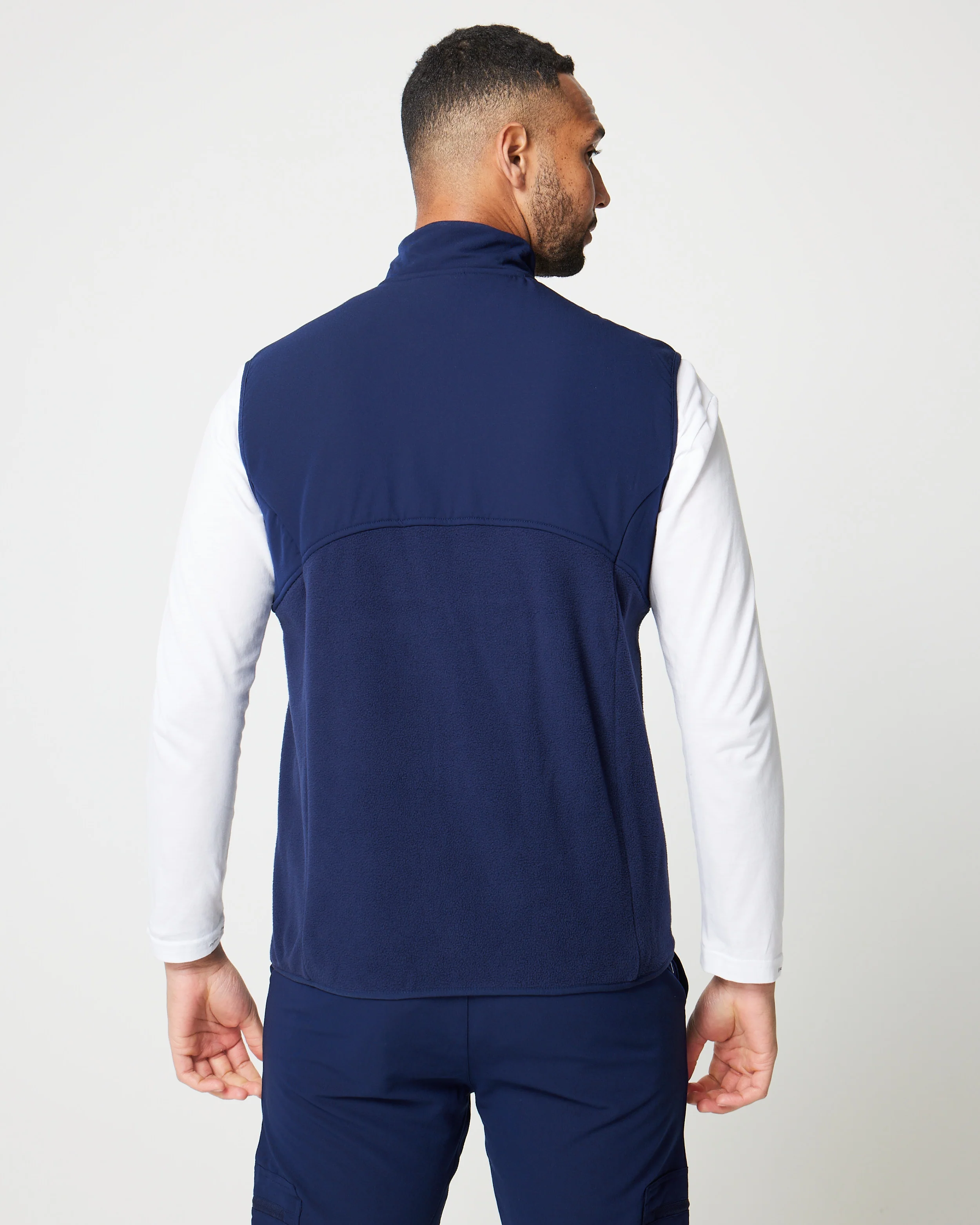 Men's Fleece Vest - Navy | SLTECH™ - Image 5