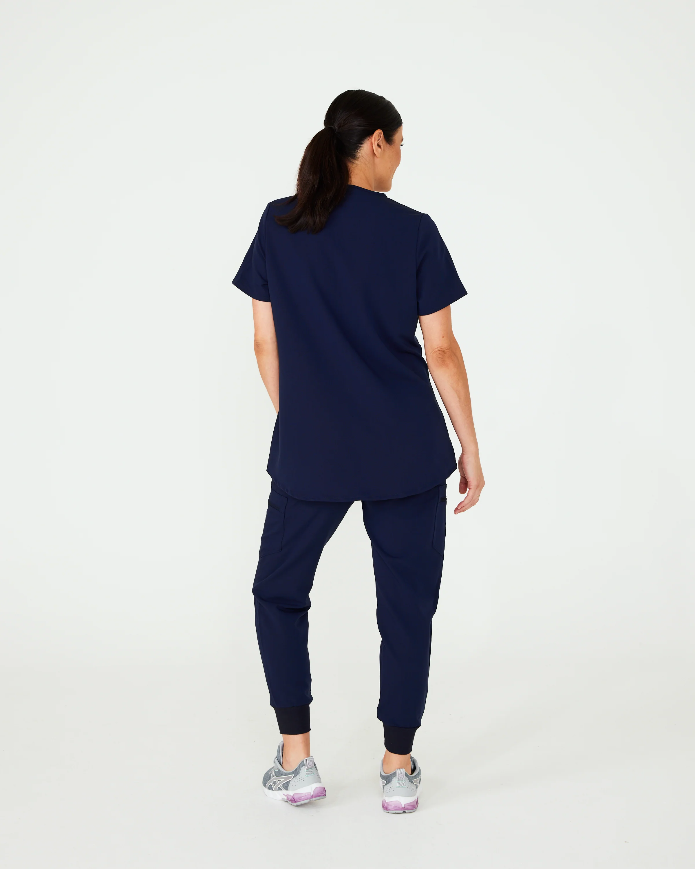 TRACY Maternity Scrub Top - Navy | SLTECH™ - Image 3