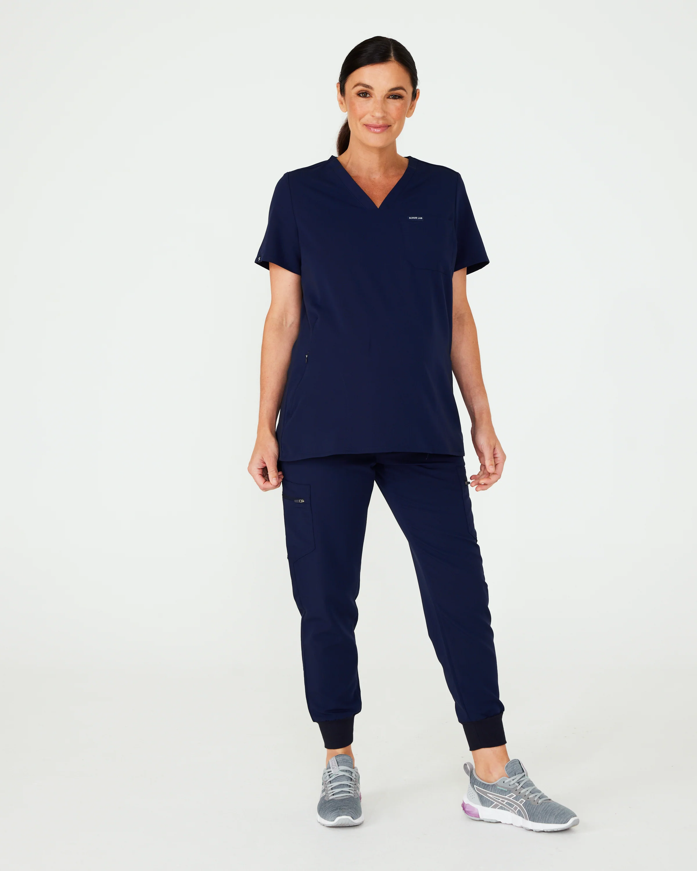 TRACY Maternity Scrub Top - Navy | SLTECH™ - Image 4