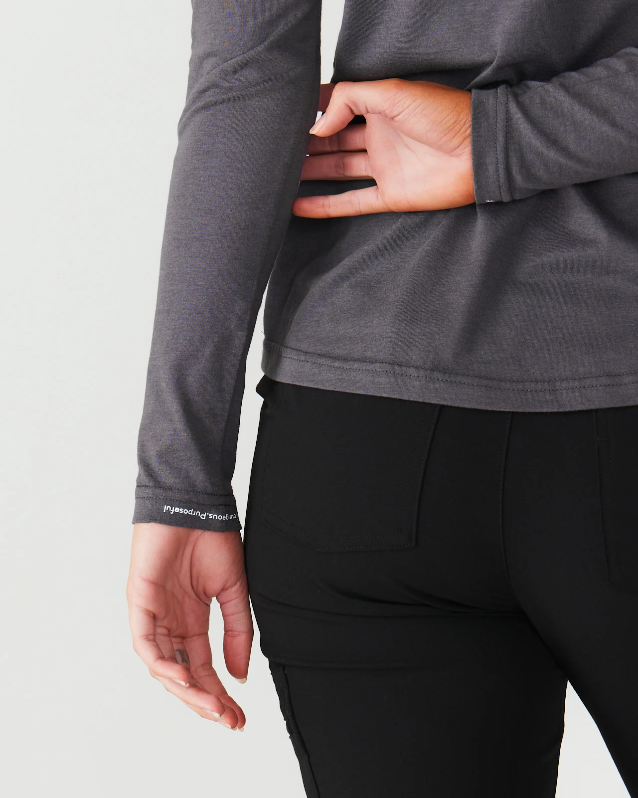 Women's Ultra-Soft Underscrub - Dark Grey | SLTECH™ - Image 10