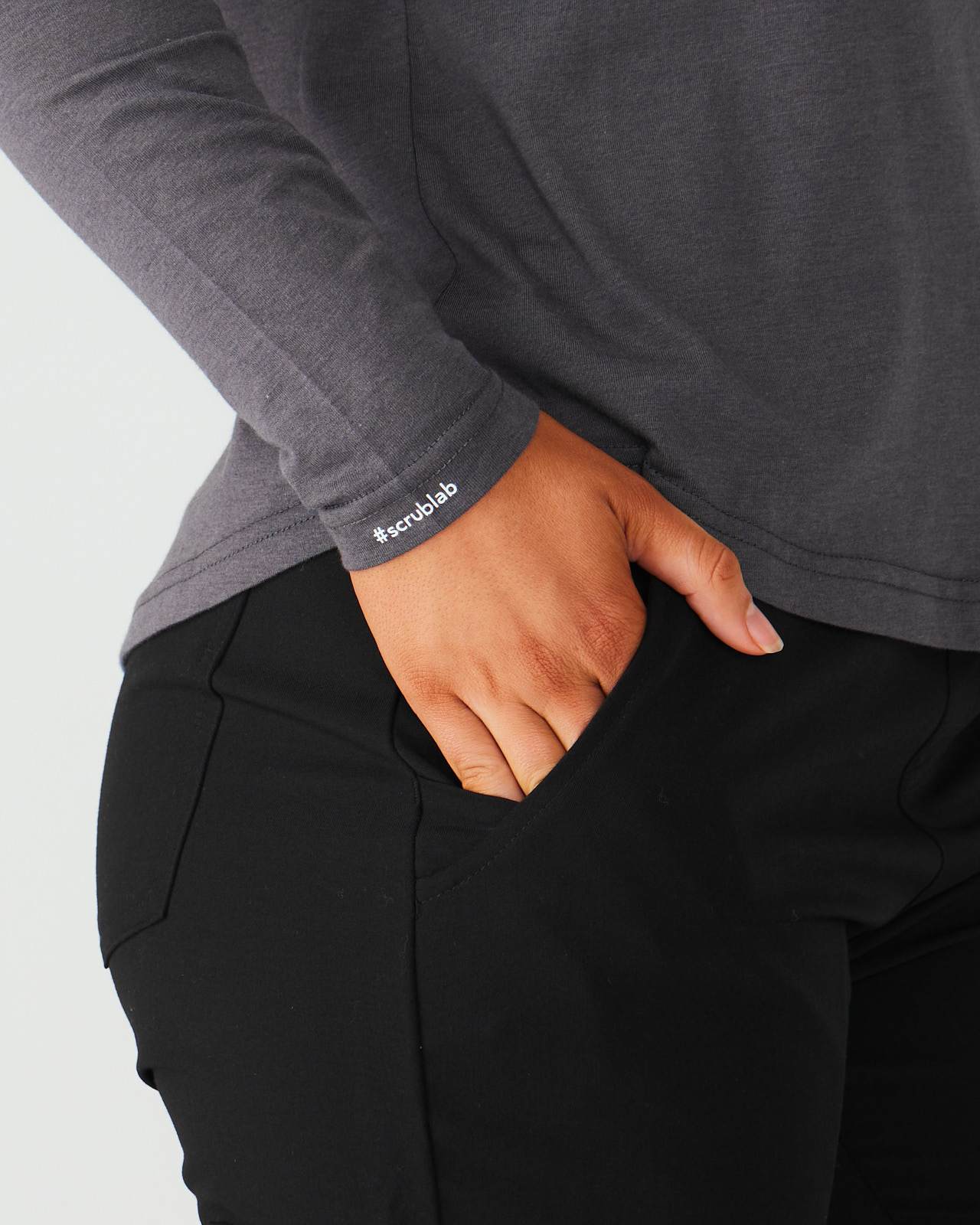 Women's Ultra-Soft Underscrub - Dark Grey | SLTECH™ - Image 11