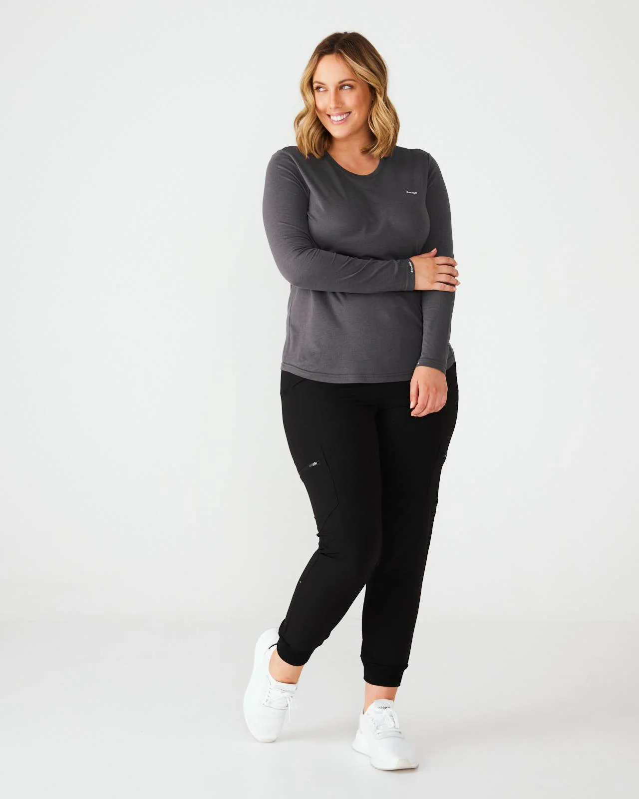 Women's Ultra-Soft Underscrub - Dark Grey | SLTECH™ - Image 3
