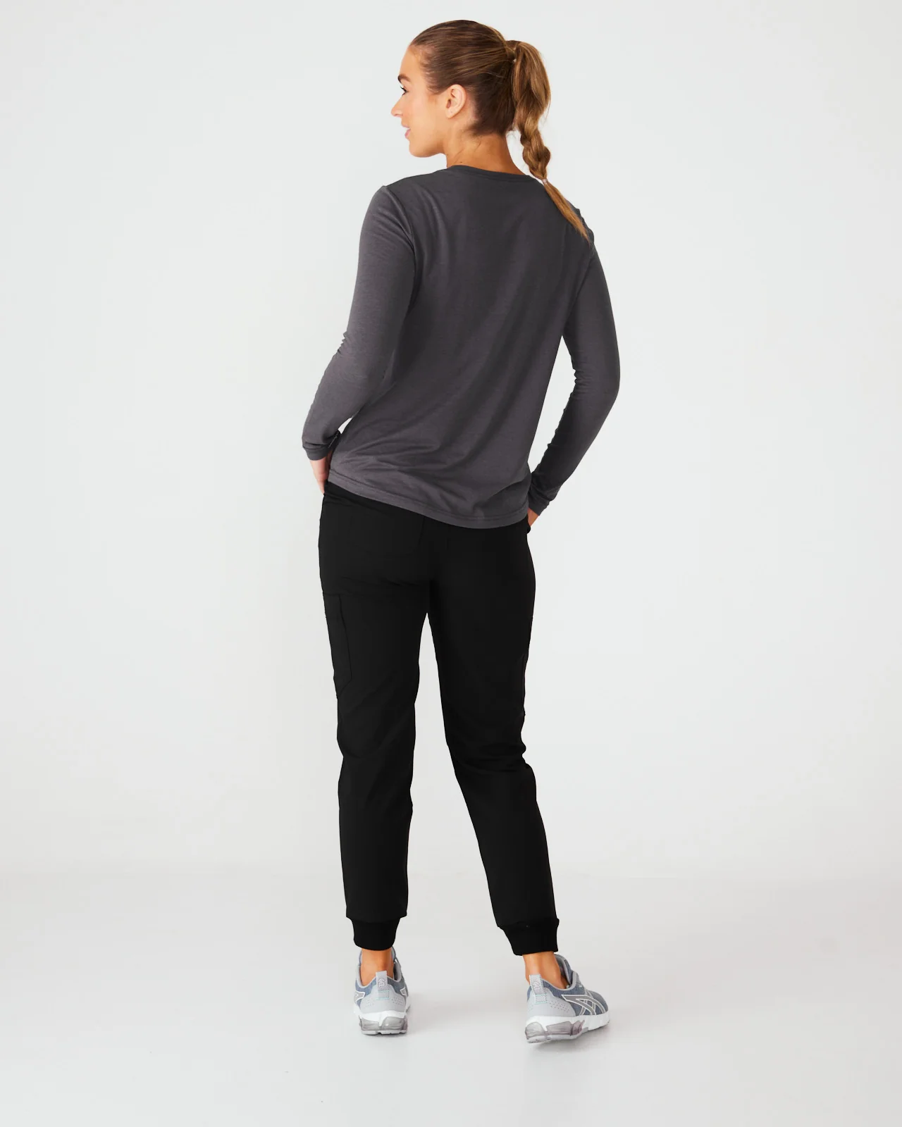 Women's Ultra-Soft Underscrub - Dark Grey | SLTECH™ - Image 5