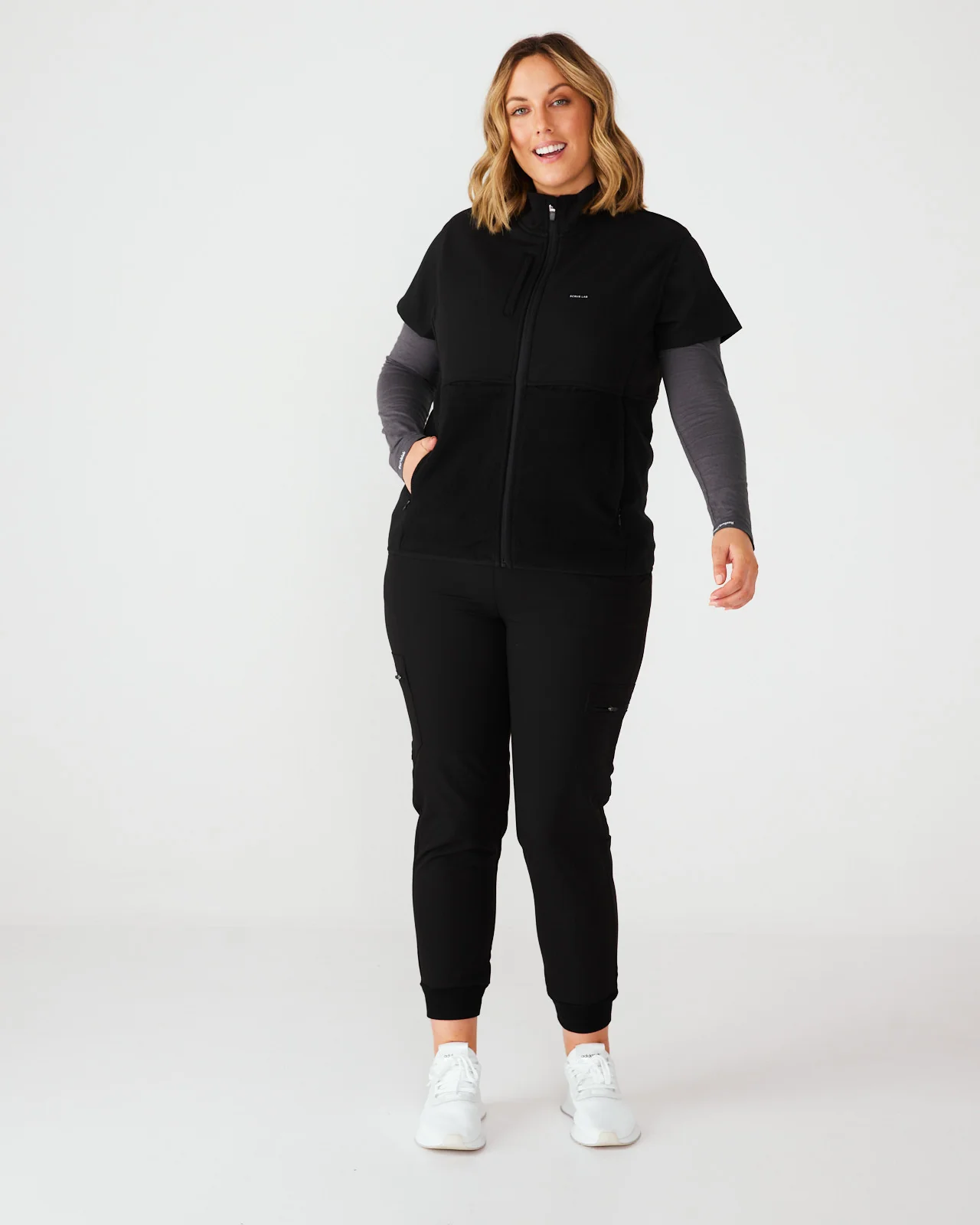 Women's Ultra-Soft Underscrub - Dark Grey | SLTECH™ - Image 8