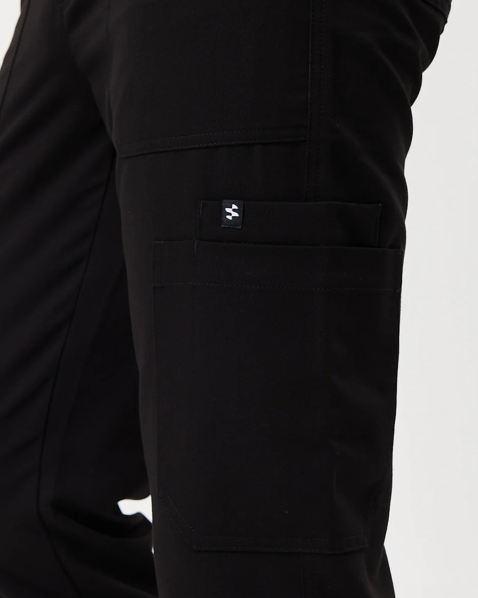 VICTOR Straight Leg Scrub Pants - Black | SLTECH™ - Image 8