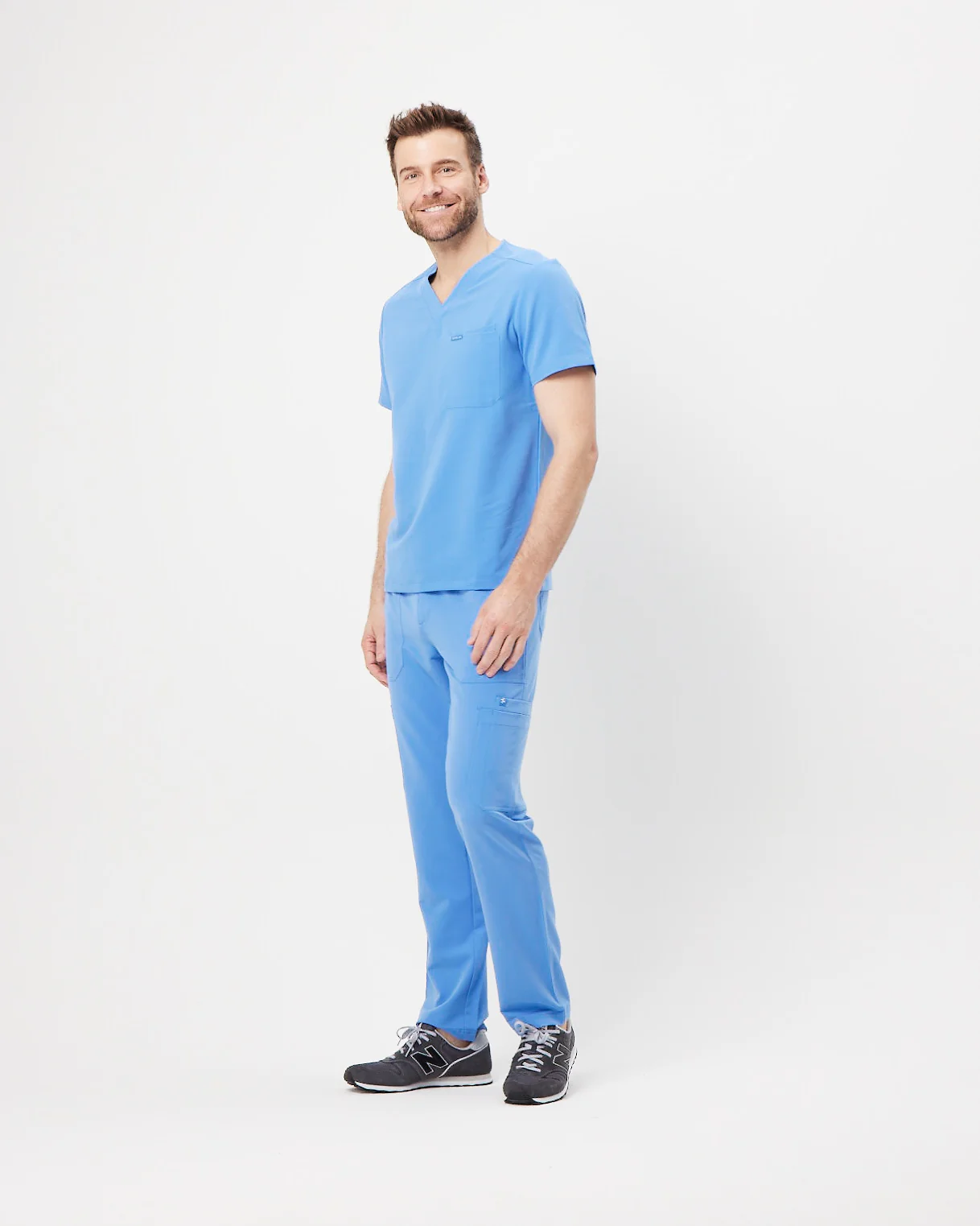VICTOR Straight Leg Scrub Pants (Original SLTECH™ fabric) - Ceil - Image 4