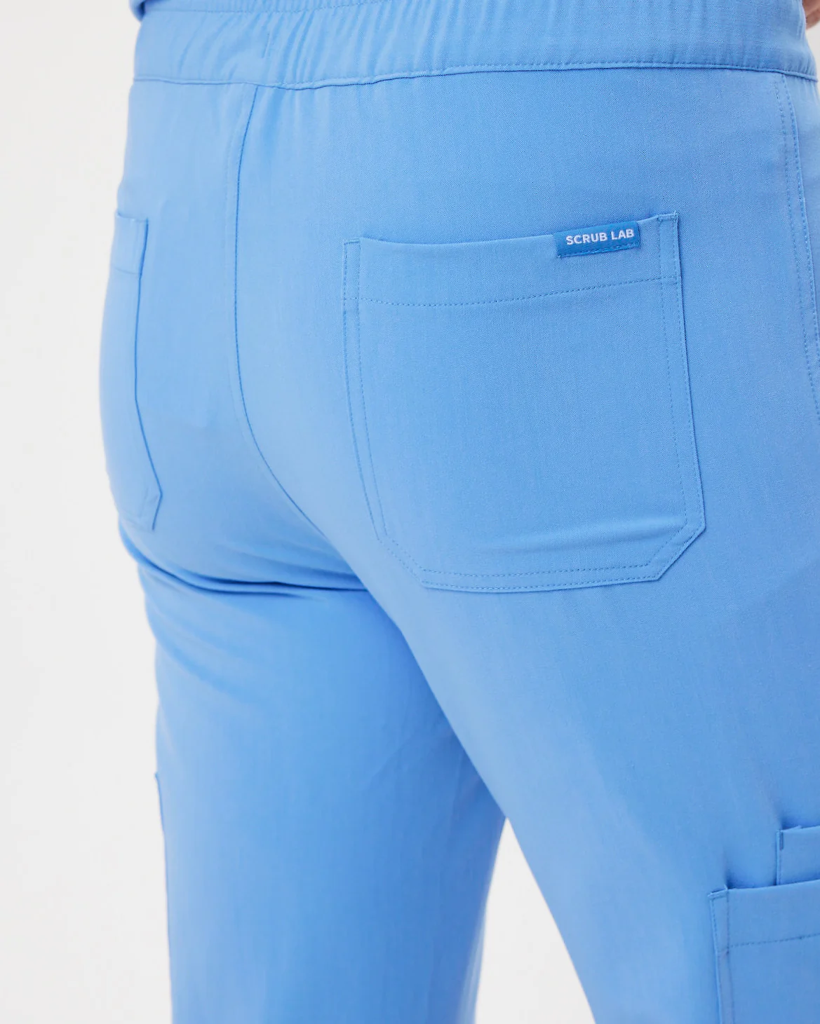 VICTOR Straight Leg Scrub Pants (Original SLTECH™ fabric) - Ceil - Image 8