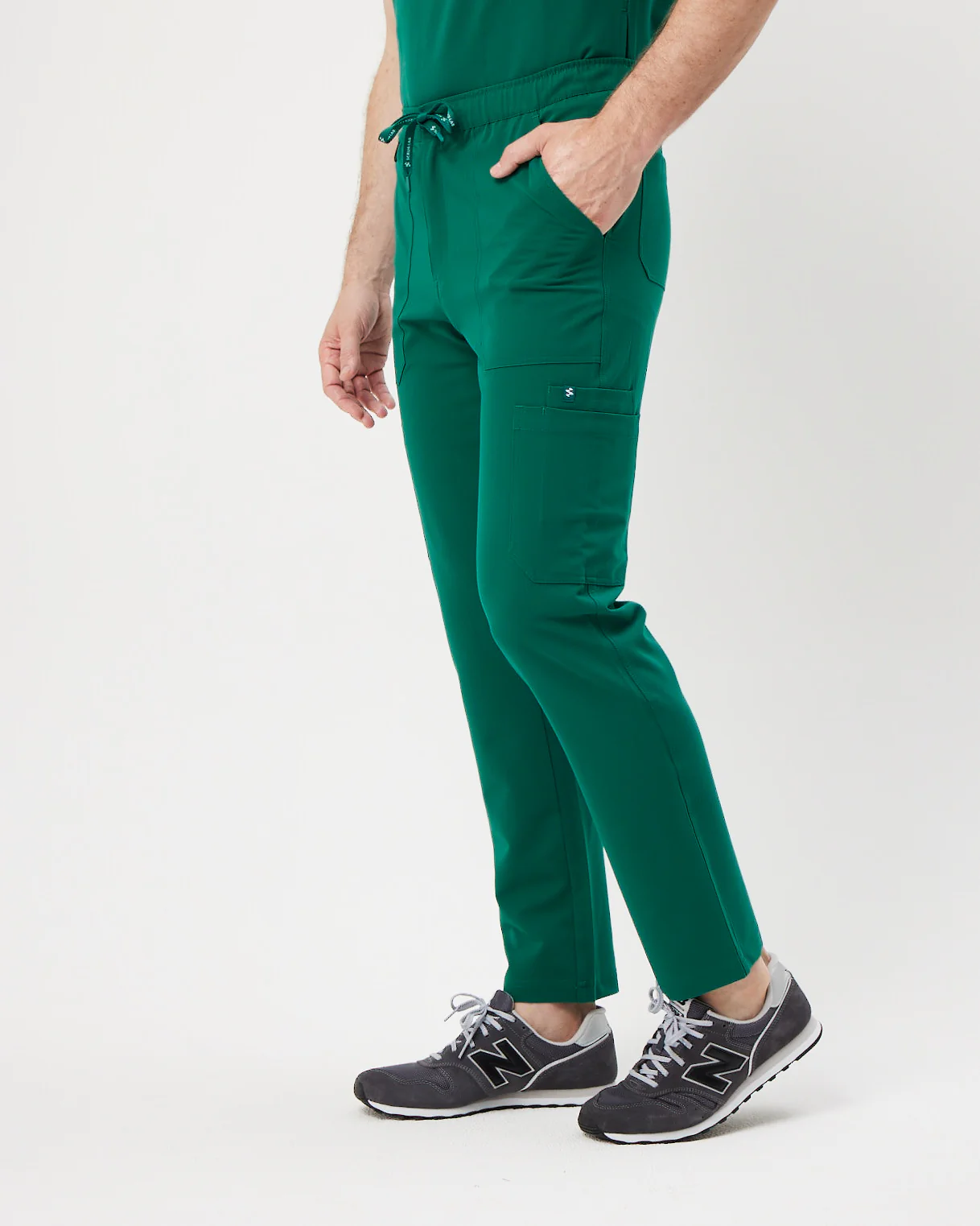 VICTOR Straight Leg Scrub Pants - Hunter Green | SLTECH™ - Image 5